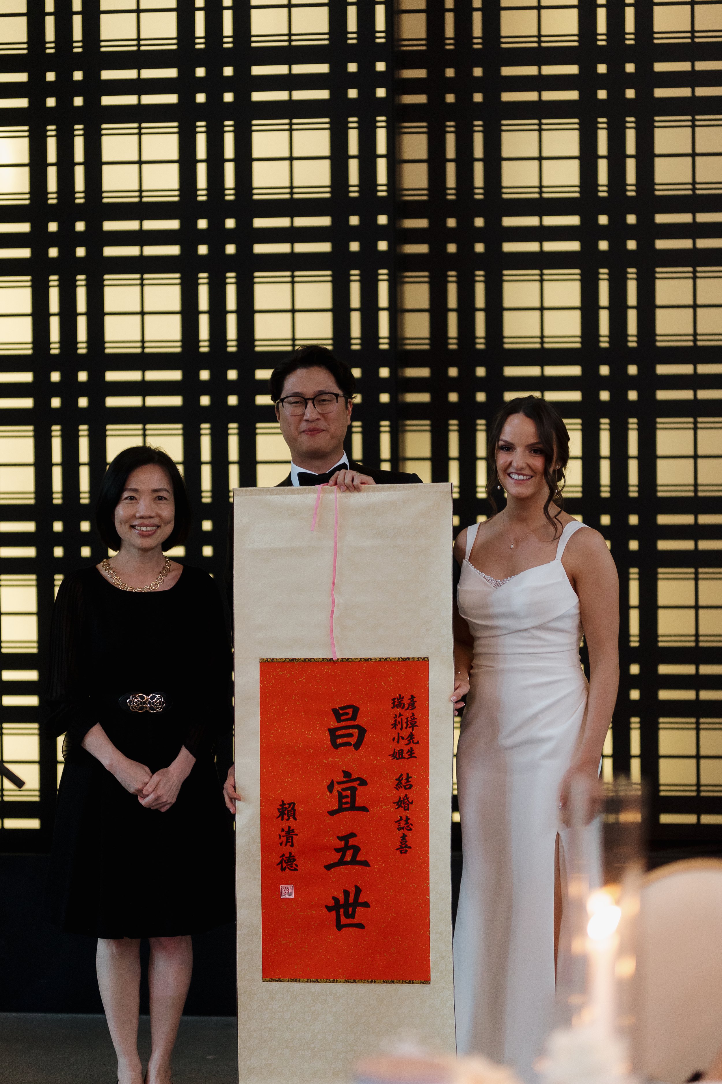 Family and cultural moments at Tapestry Hall wedding in Cambridge Ontario, photographed by James and Alyson Photography