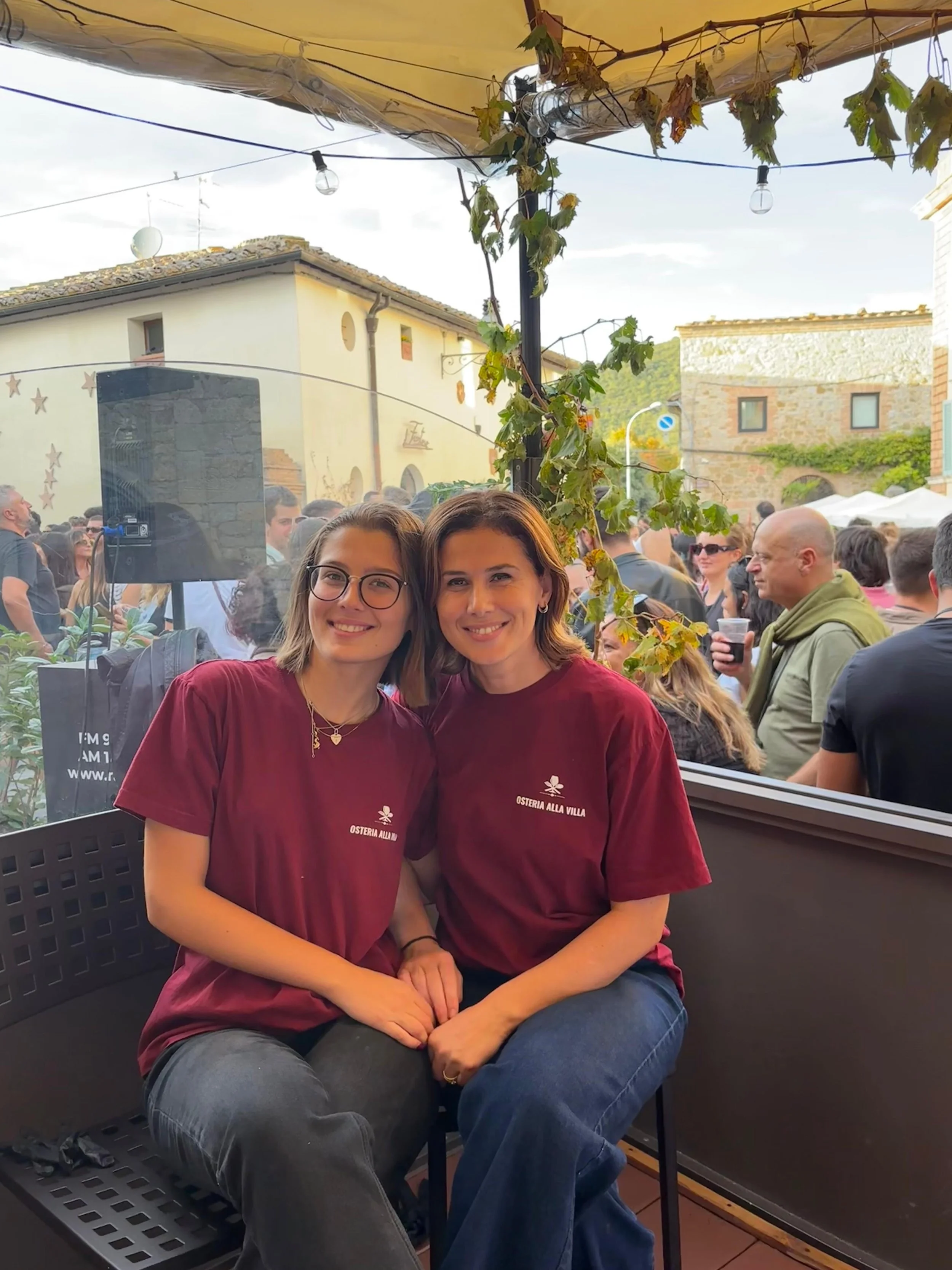 The family owned, Tuscan Wine Restaurant, with outdoor and indoor seating, perfect for foodies, wine enthusiasts and families to enjoy a small tuscan village experience.
