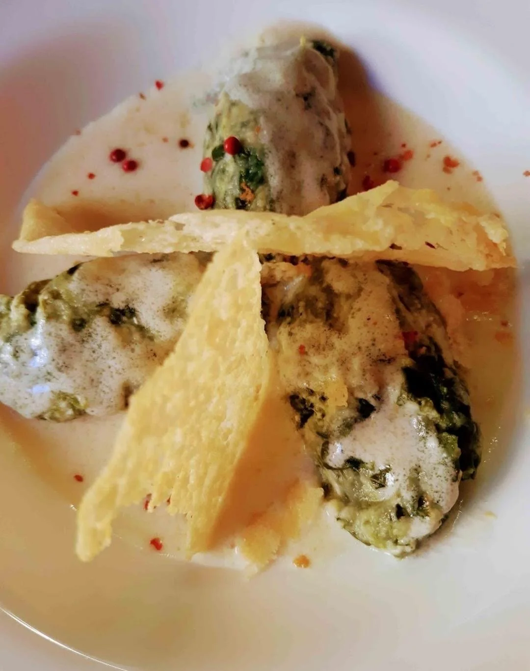 Unique, updated Tuscan cuisine plated perfectly for instagram influencer photos.