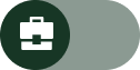 Icon of a briefcase, depicted in white on a dark green background.