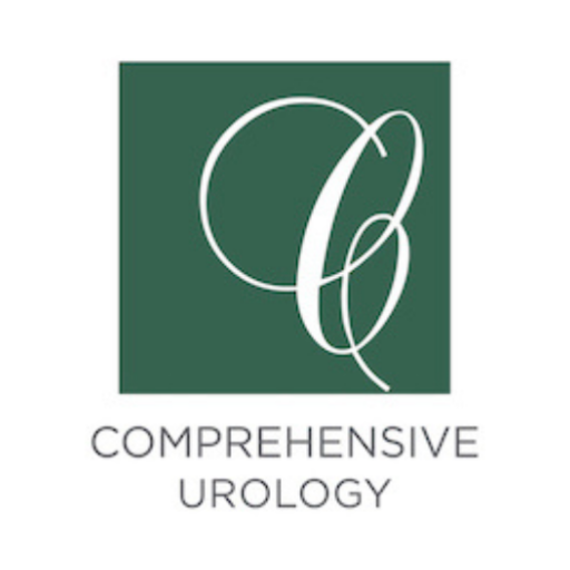 Logo for Comprehensive Urology featuring a stylized letter 'C' in white on a dark green square background with the text 'COMPREHENSIVE UROLOGY' below.