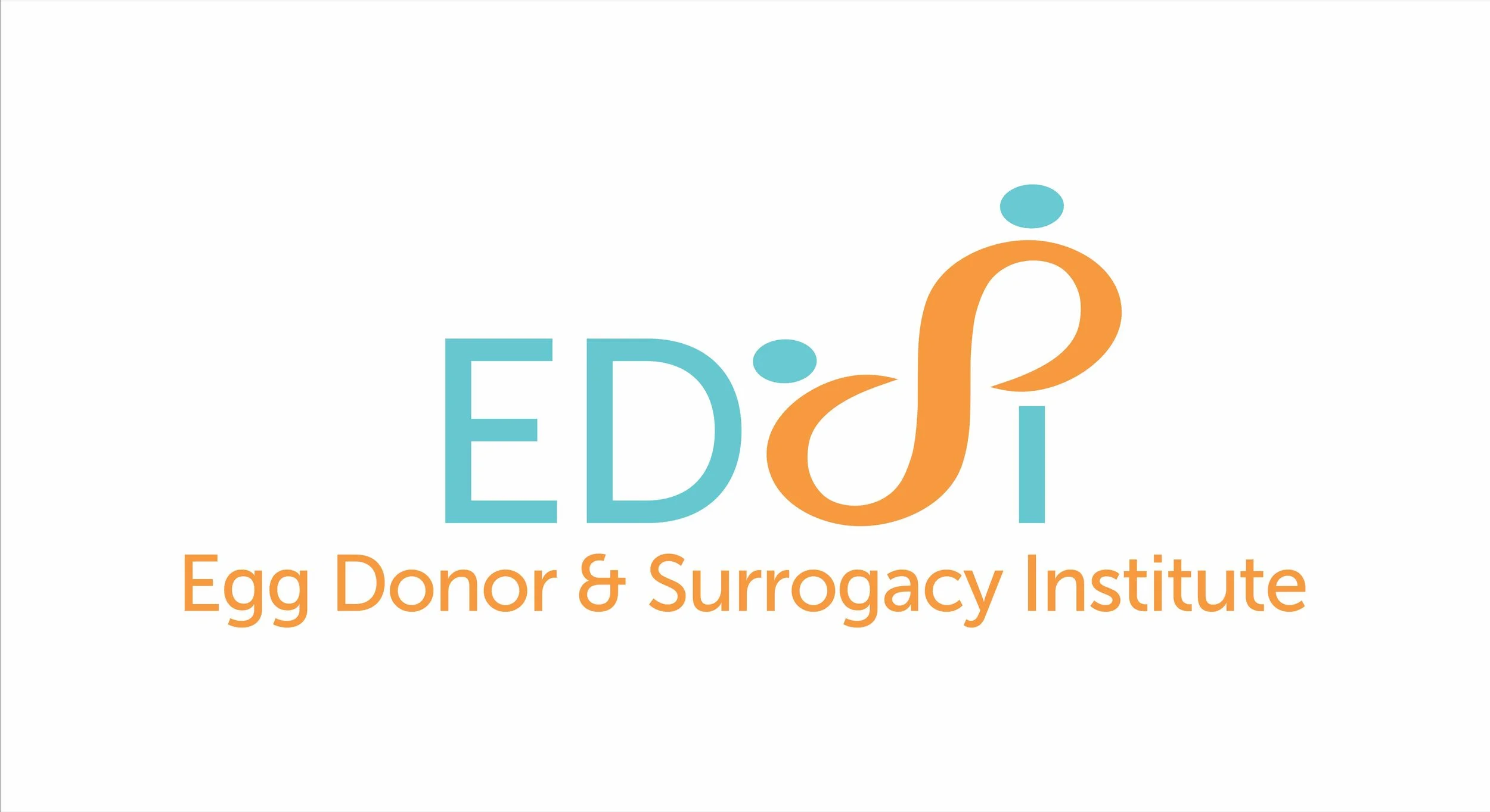 Logo of Egg Donor & Surrogacy Institute with the acronym EDSI, featuring stylized blue and orange lettering and the institute's full name below.