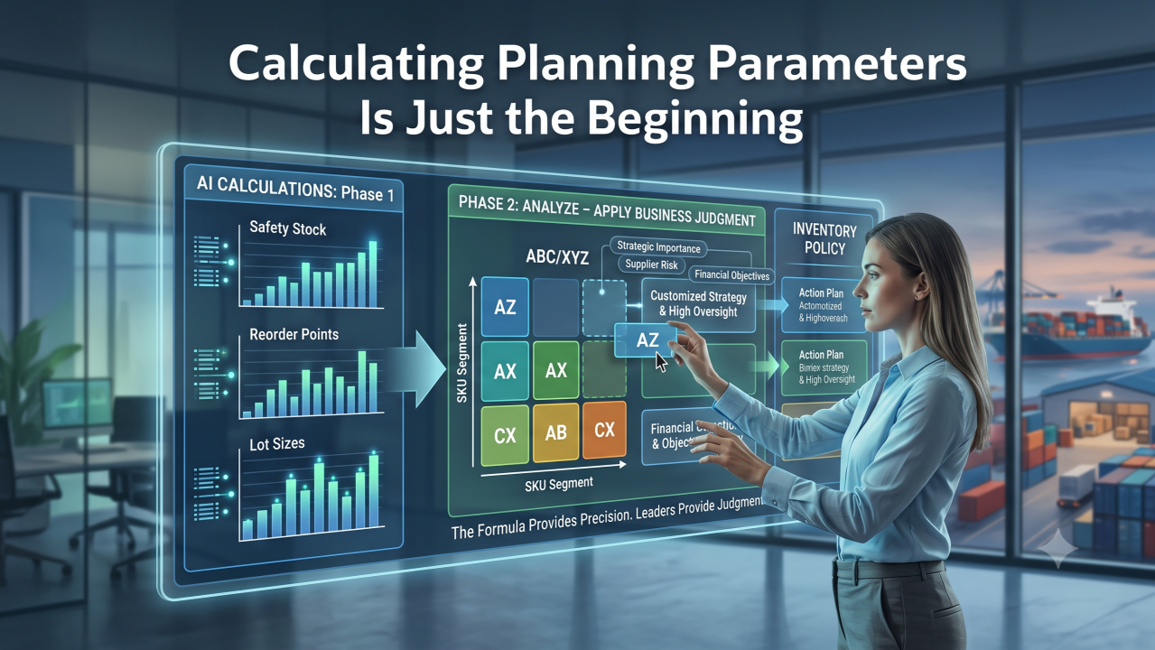 Calculating Planning Parameters Is Just the Beginning