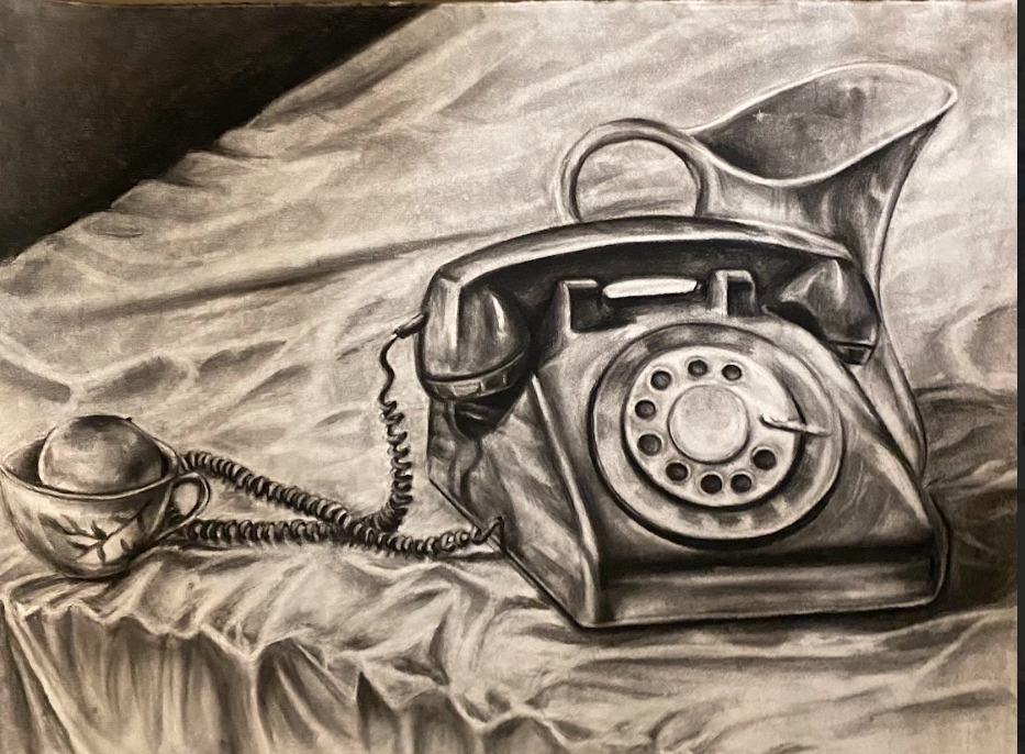 Untitled 
Charcoal on paper
2024