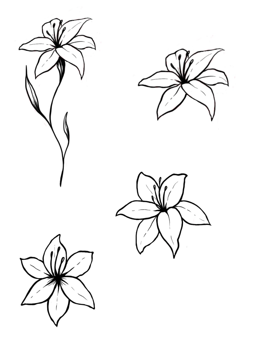 White Lily Tattoo Design
2025