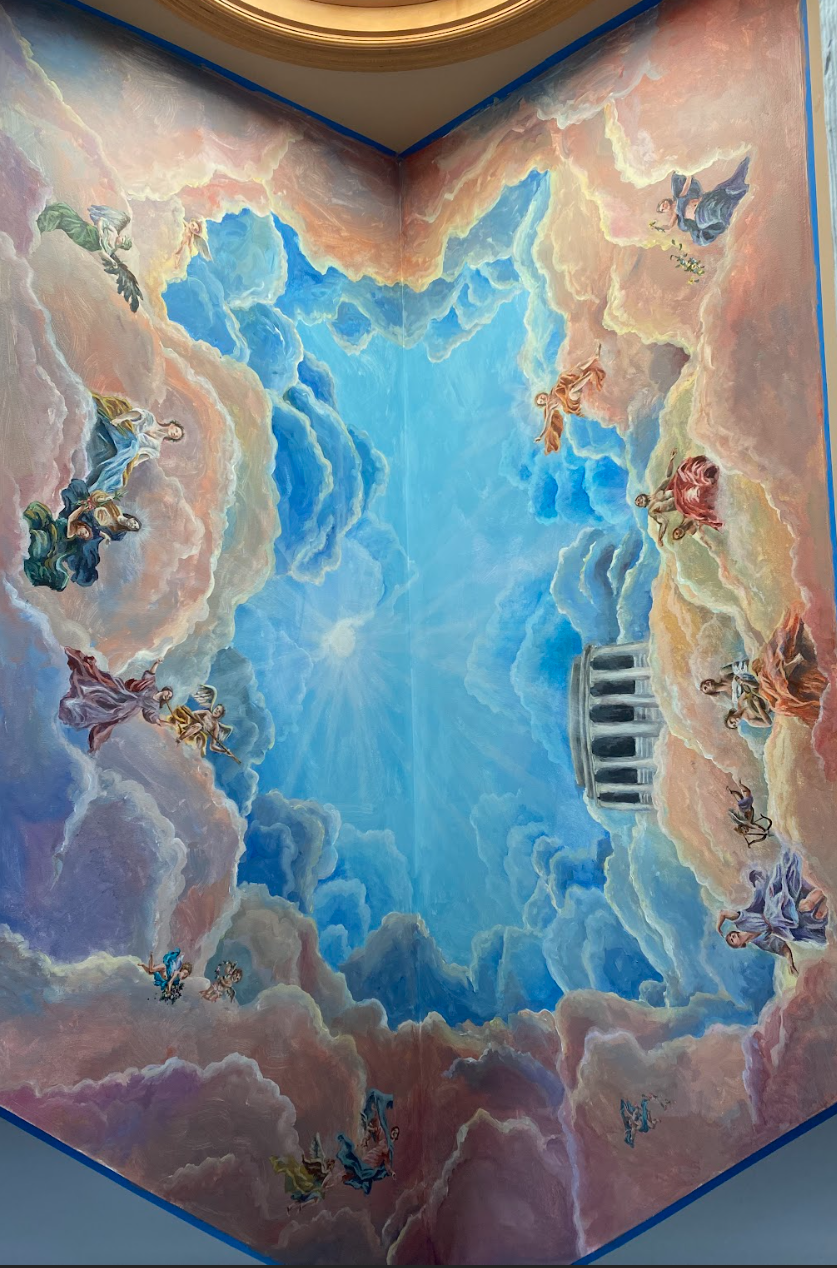 Ceiling Mural
Acrylic paint
2021-2022
