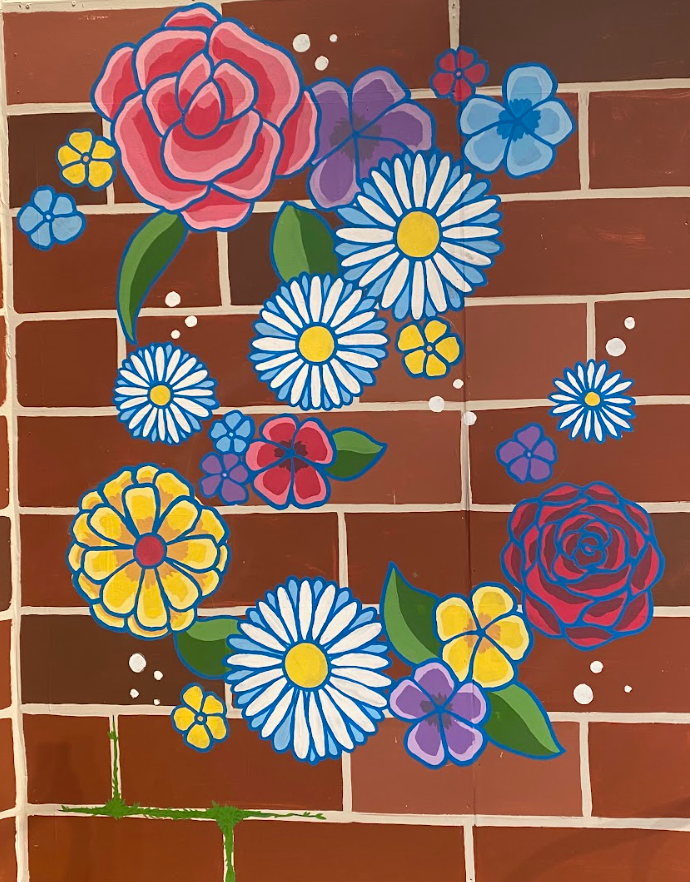 Floral Mural (closeup) for The Charles Seller Foundation's Godspell
Standard wall paint
2024 