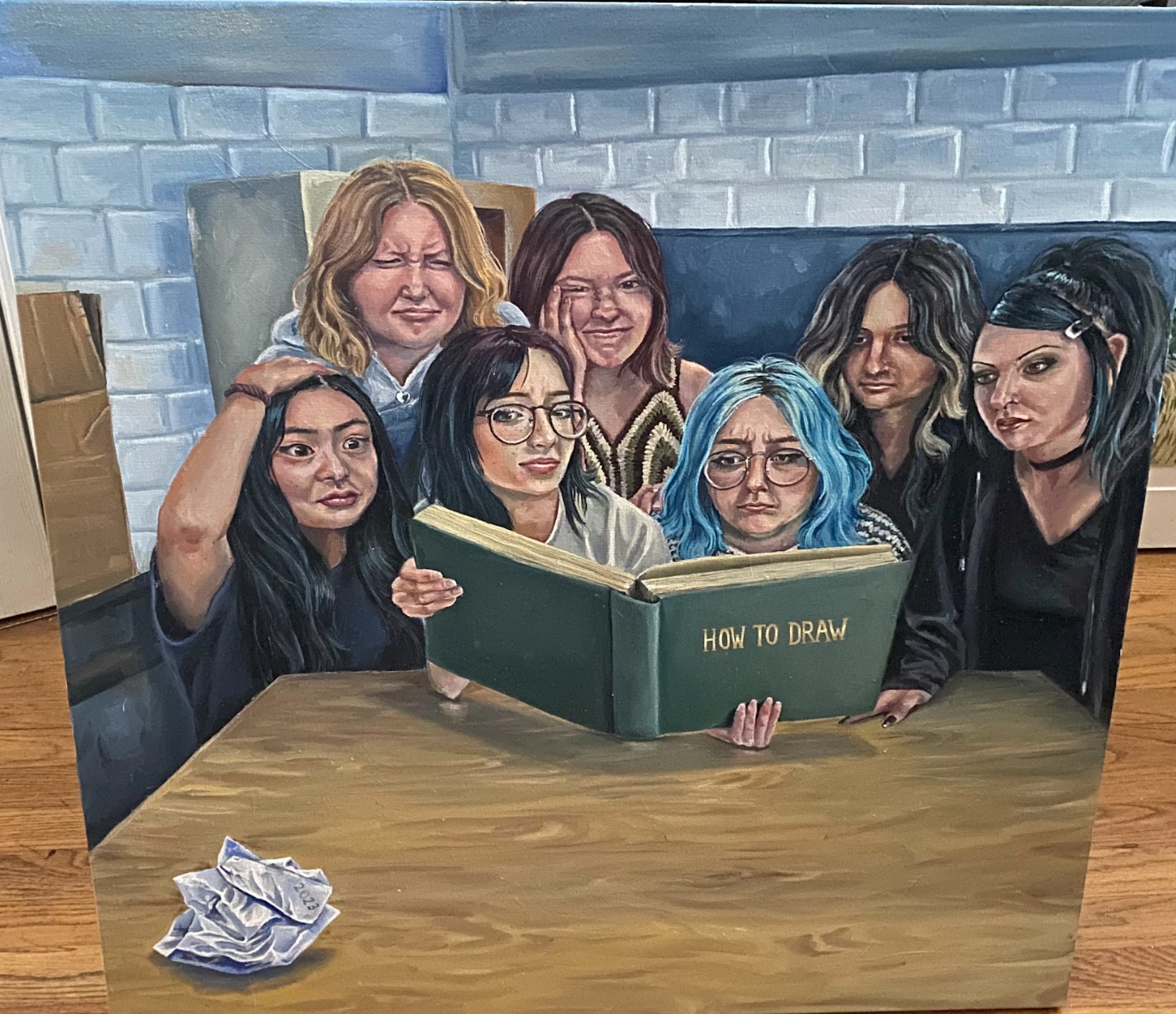 The Art Table 
Oil on canvas
2023