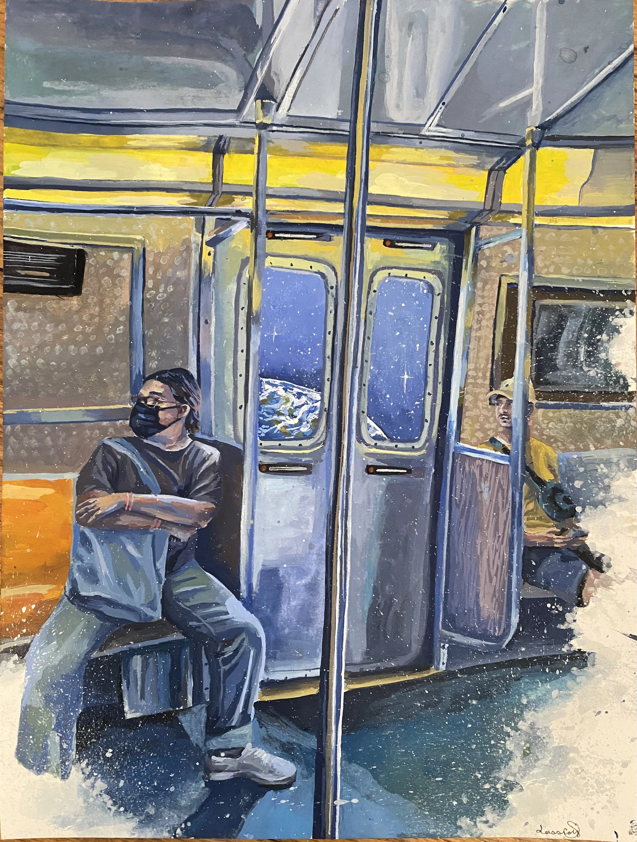 Untitled 
Acrylic gouache on watercolor paper
2022