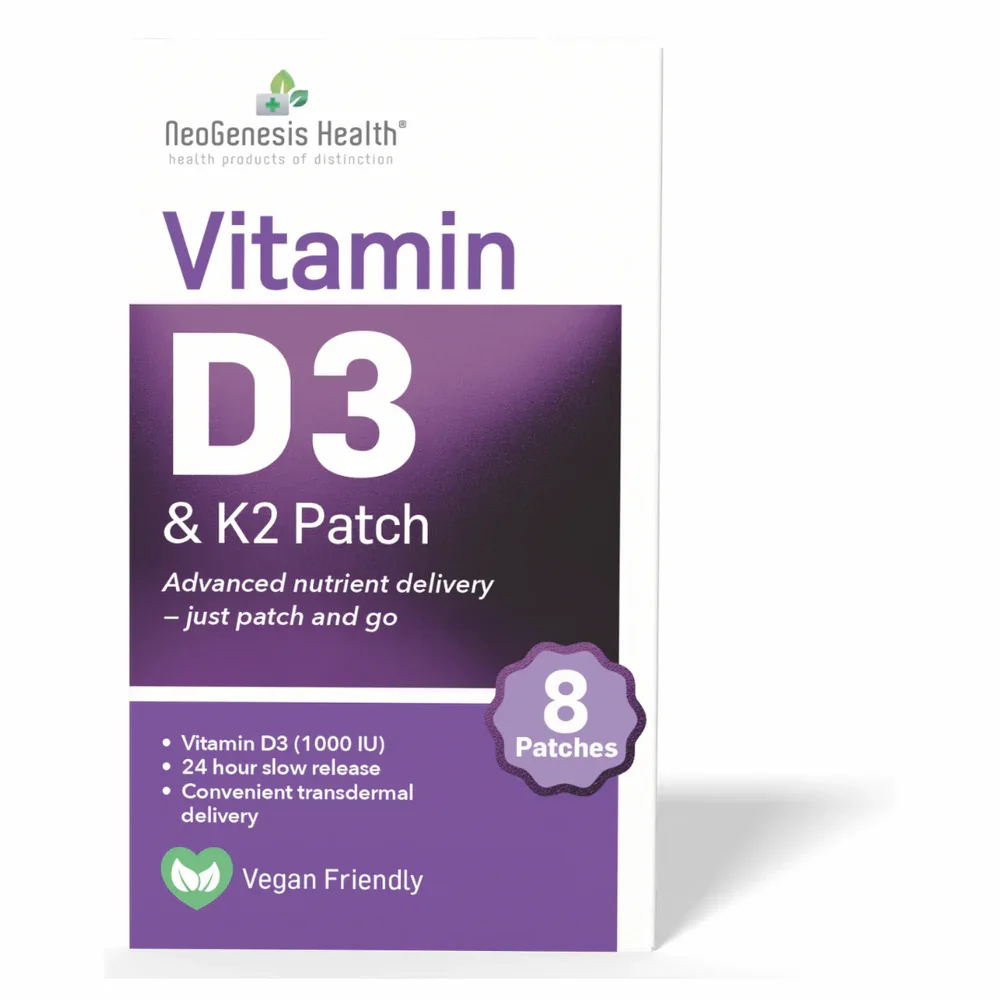 VITAMIN D3 + K2 - 8 adesivos