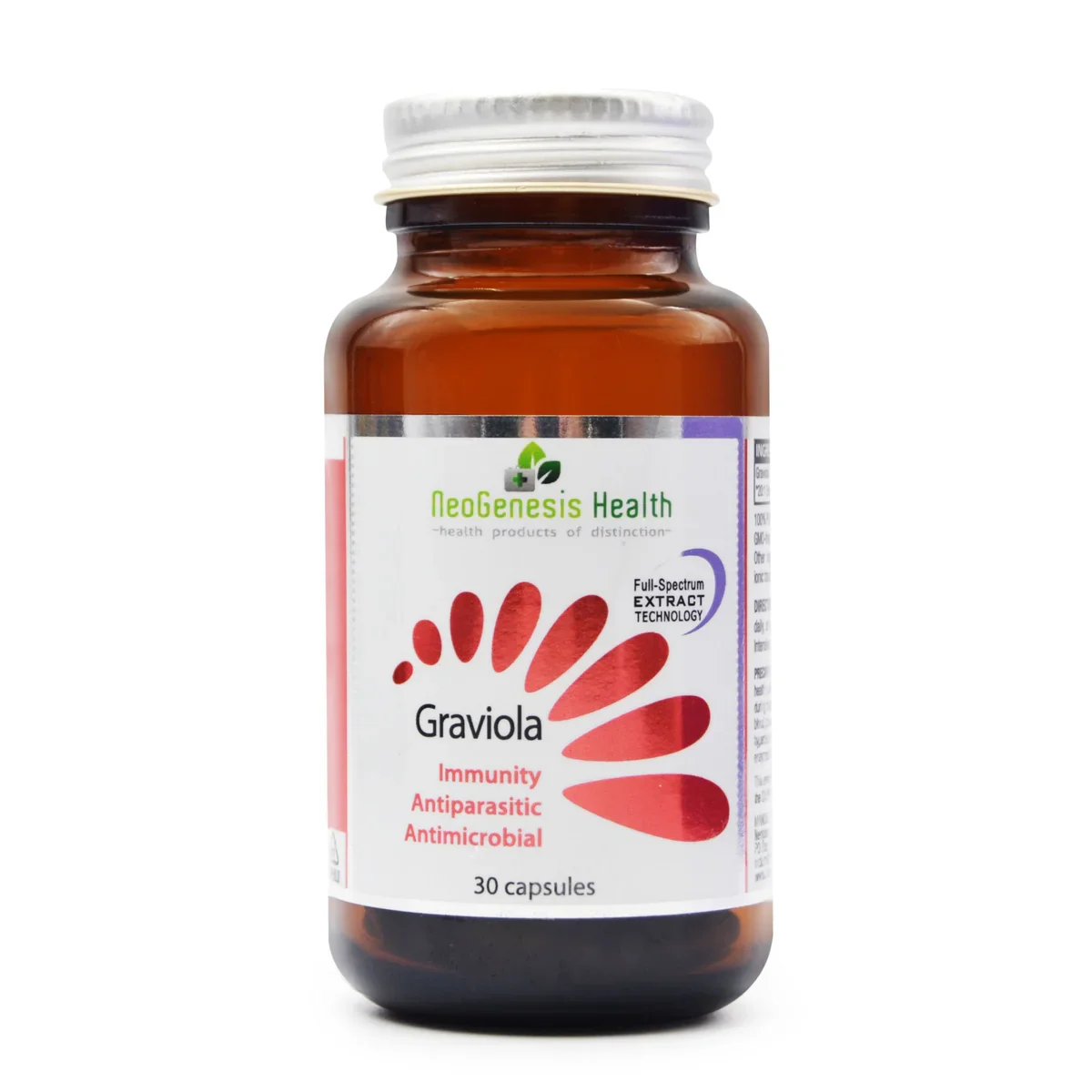 Graviola 30 cápsulas - R 316.25