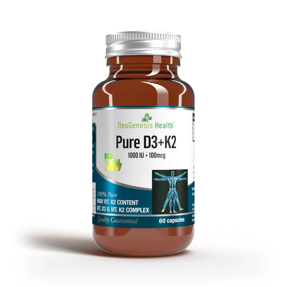 Pure D3+K2 - ossos, imunidade e saúde mental