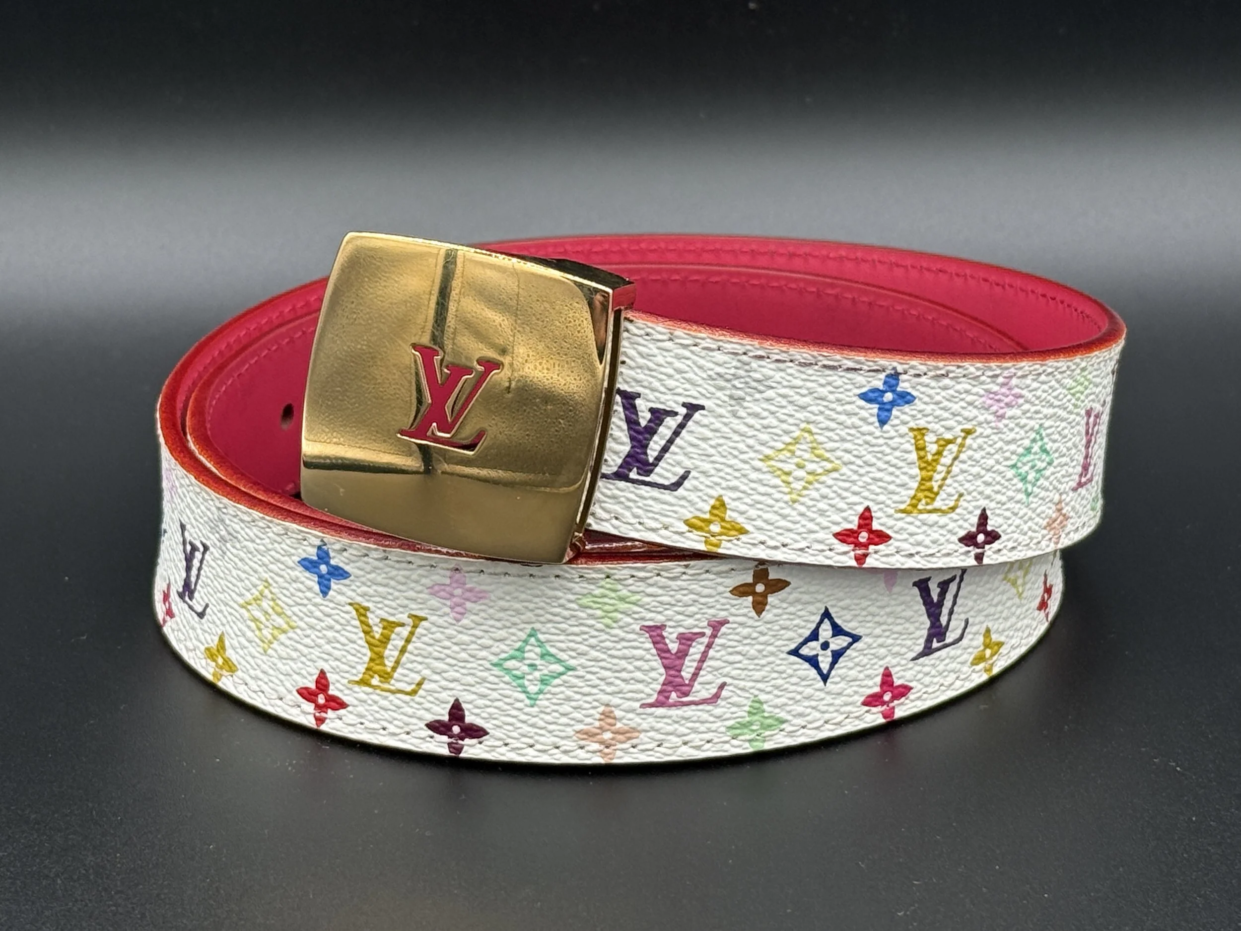 Louis Vuitton x Takashi Murakami Belt (80cm)