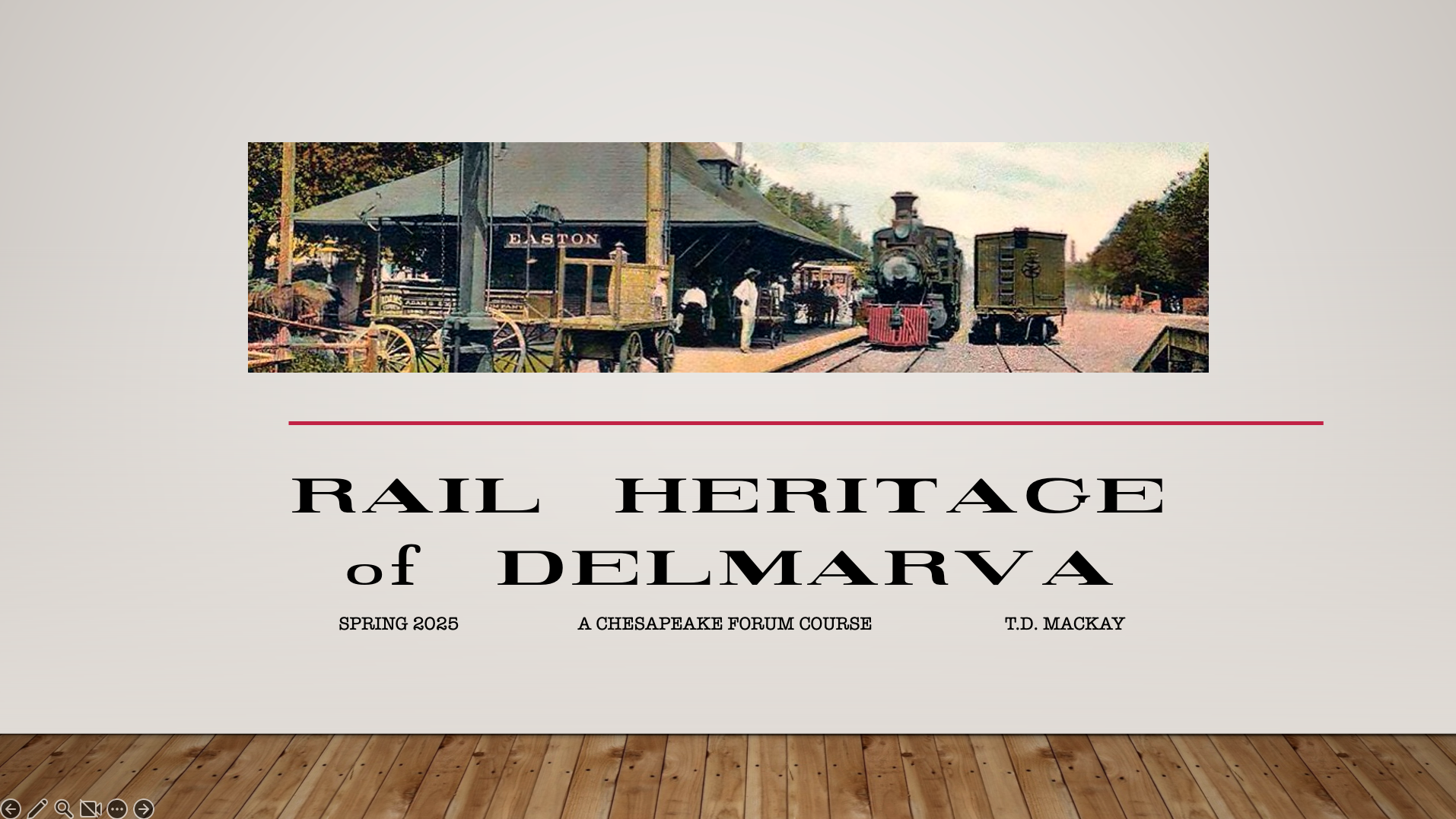 Delmarva Rail, Part 1