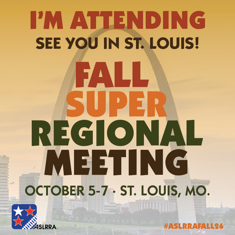 LMRS attending ASLRRA Fall Meeting &amp; NEARS Conference in October