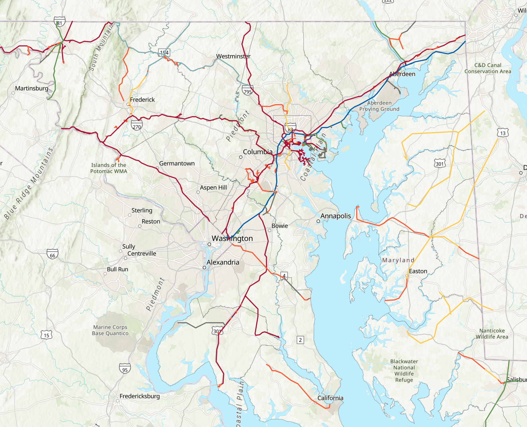 State Rail Map (2024)