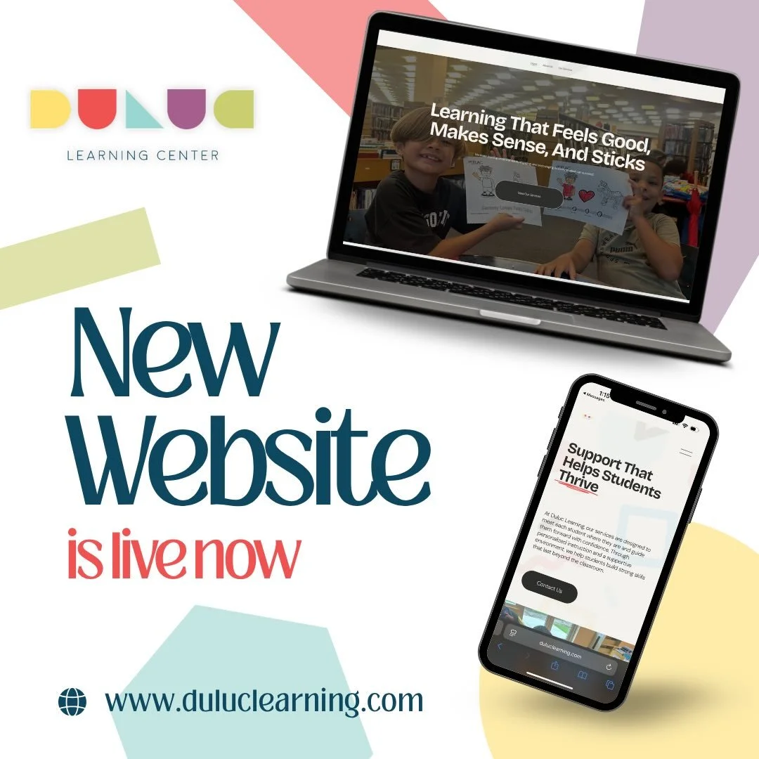 Our new website is live! 🌟 Discover our approach, read testimonials, and see how Duluc Learning supports young learners. Check it out today!

#DulucLearning #EarlyLearning #Education #MomsofPembrokePines #TutoringinPembrokePines