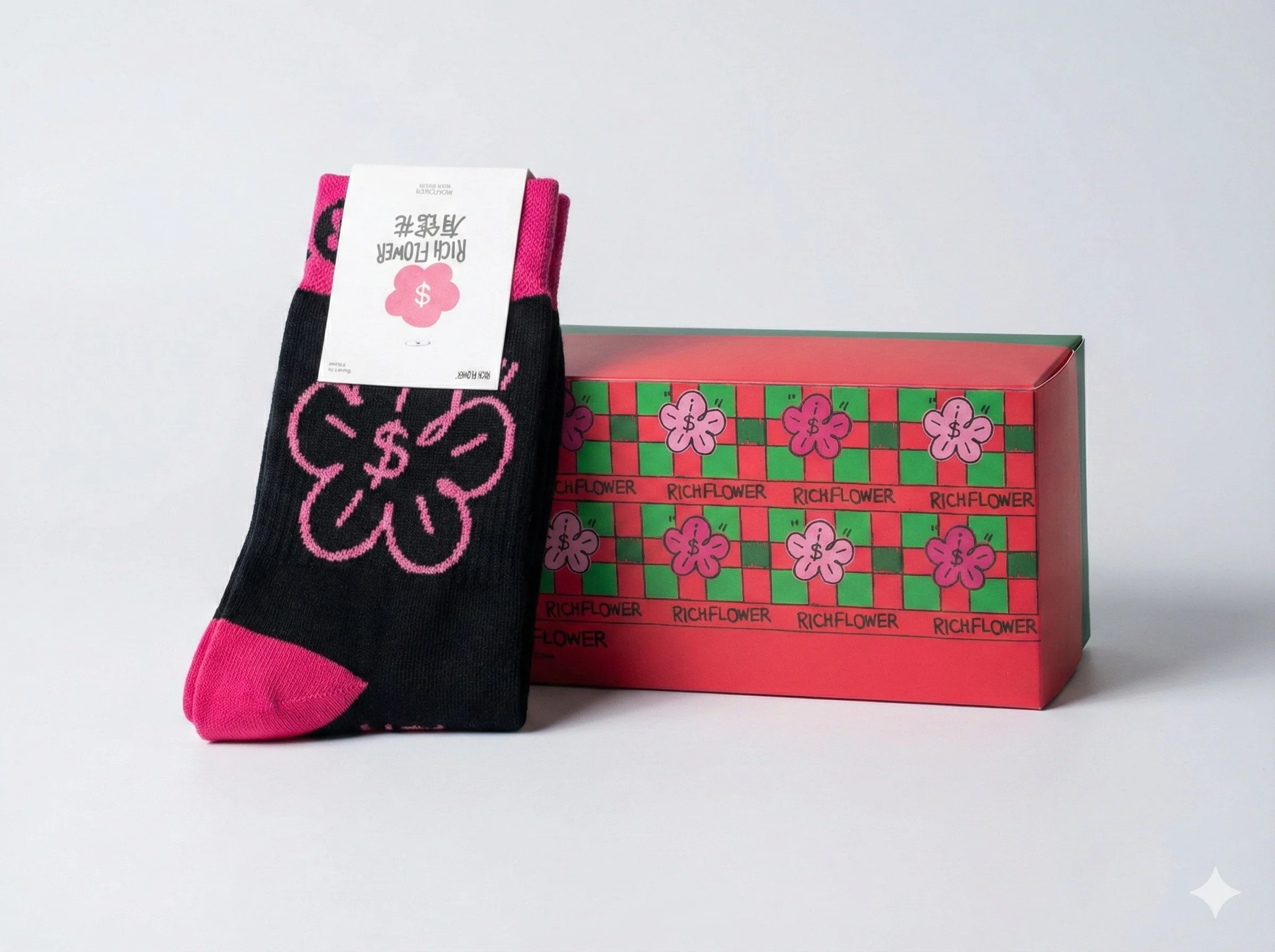 襪來襪有錢 RICHFLOWER 限定襪款