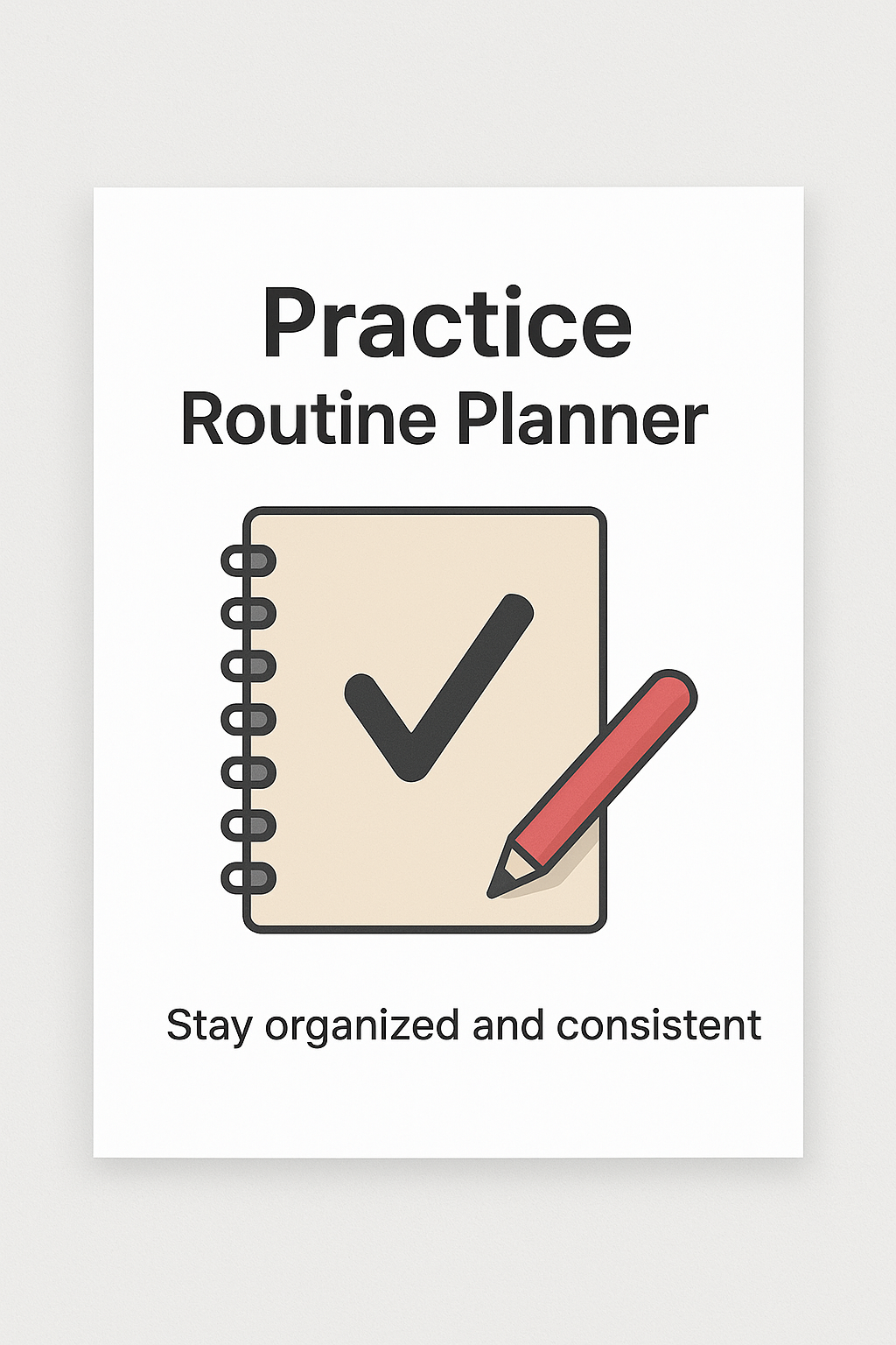 Practice Routine Planner