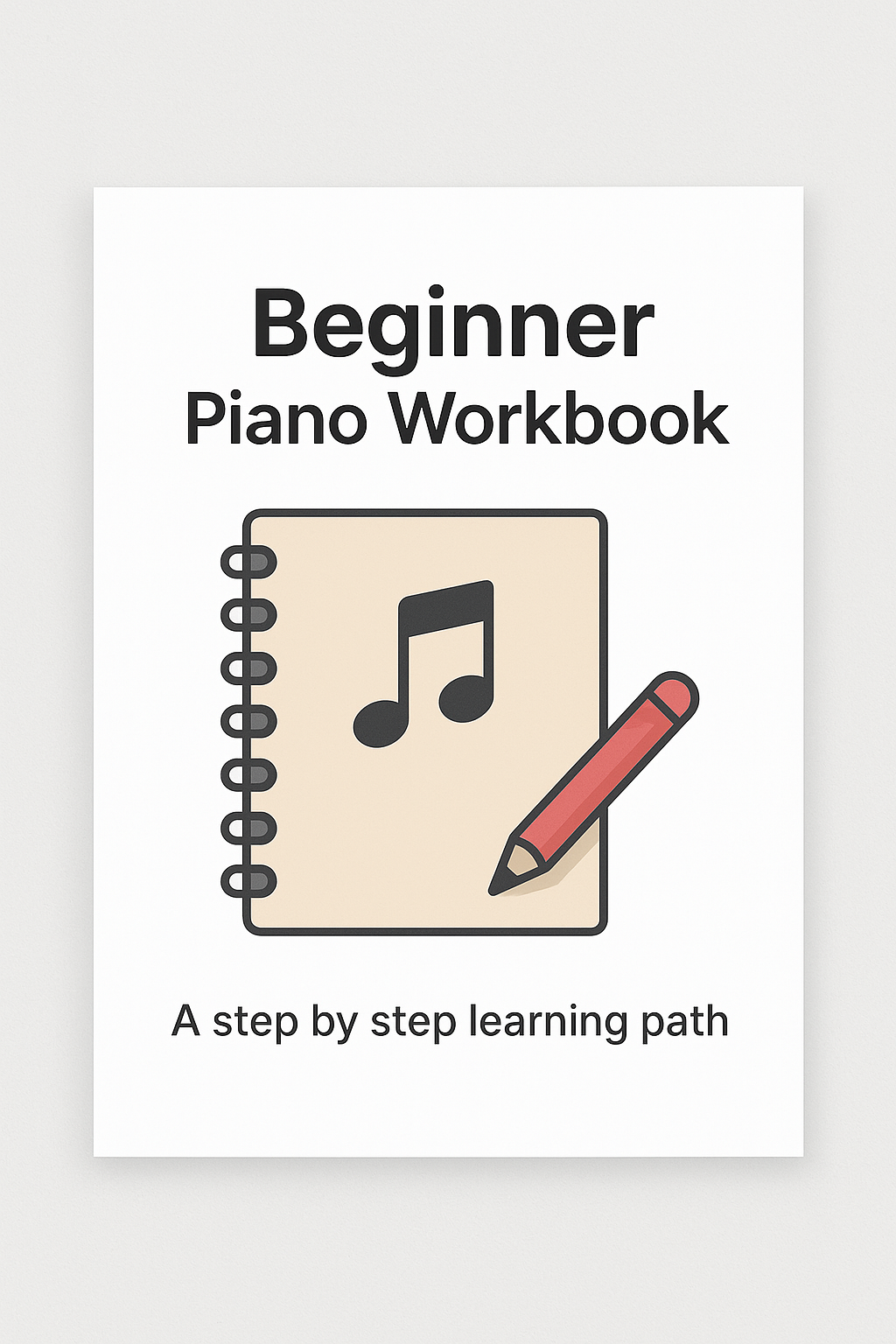 Beginner Piano Workbook