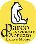 Logo with a white bear on a yellow background, with black and yellow text reading 'Darco Nazionale Abruzzo Lazio e Molise'.
