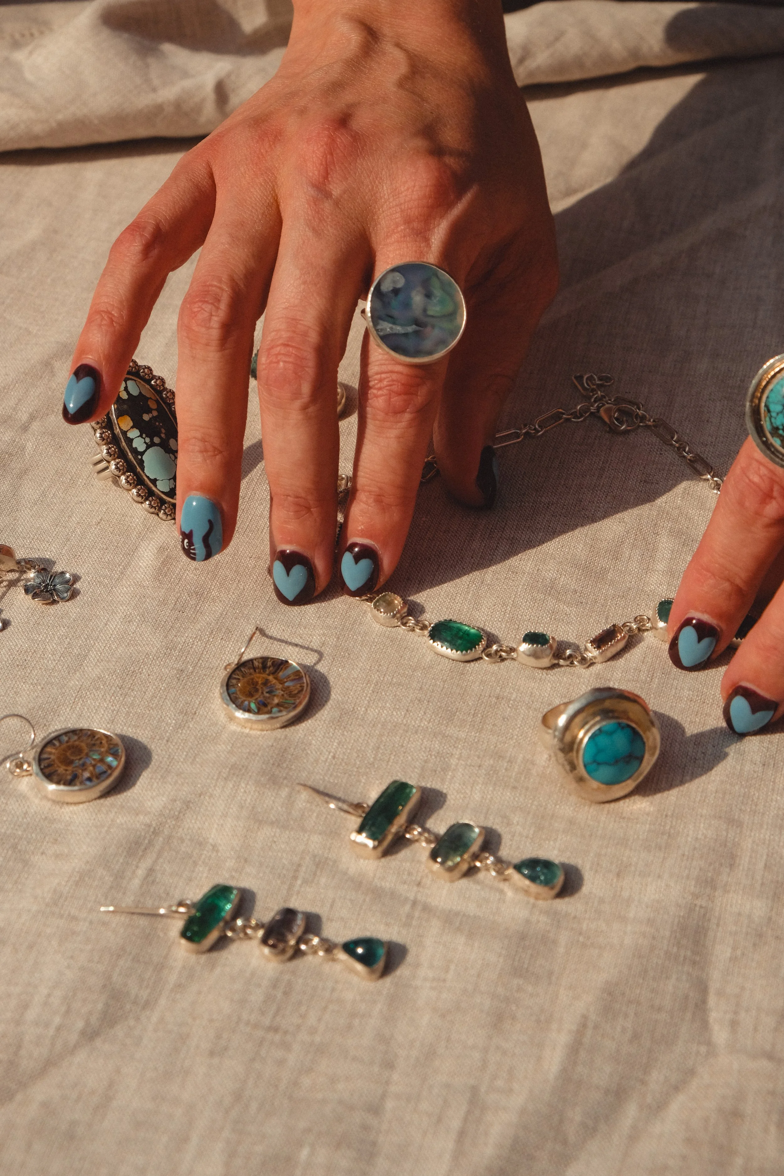 She built the jewelry. We built everything else.