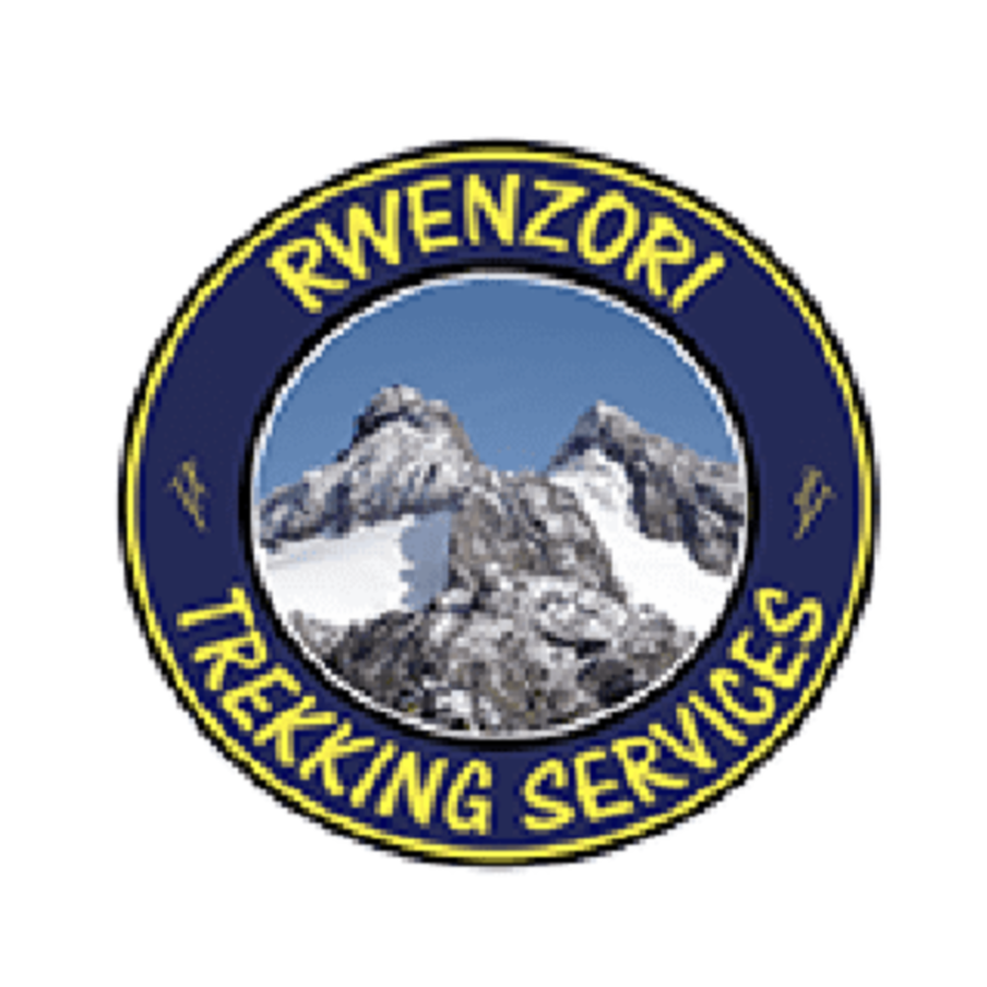 Patch with mountains and the text 'RwenZori Trekking Services'