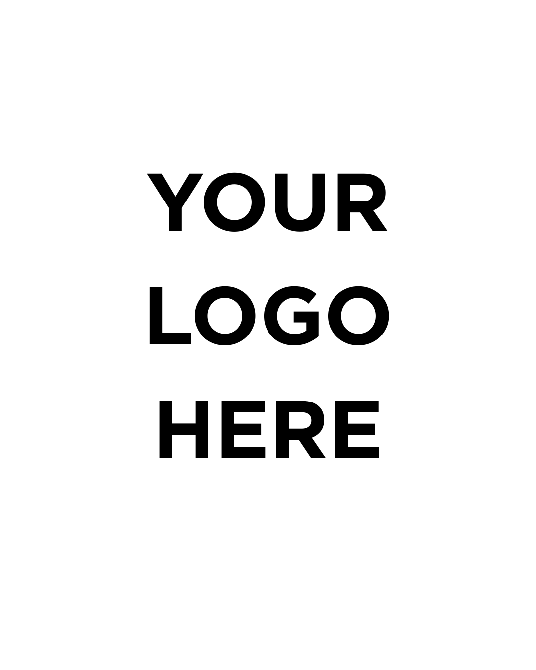 Placeholder image with the text 'Your Logo Here' in black on a white background.