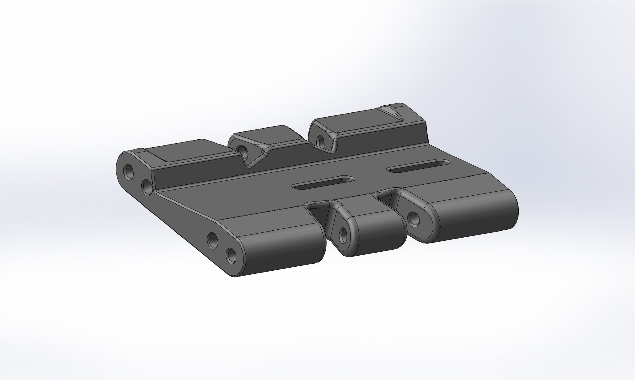 Delano LCG angled skid (77mm width)