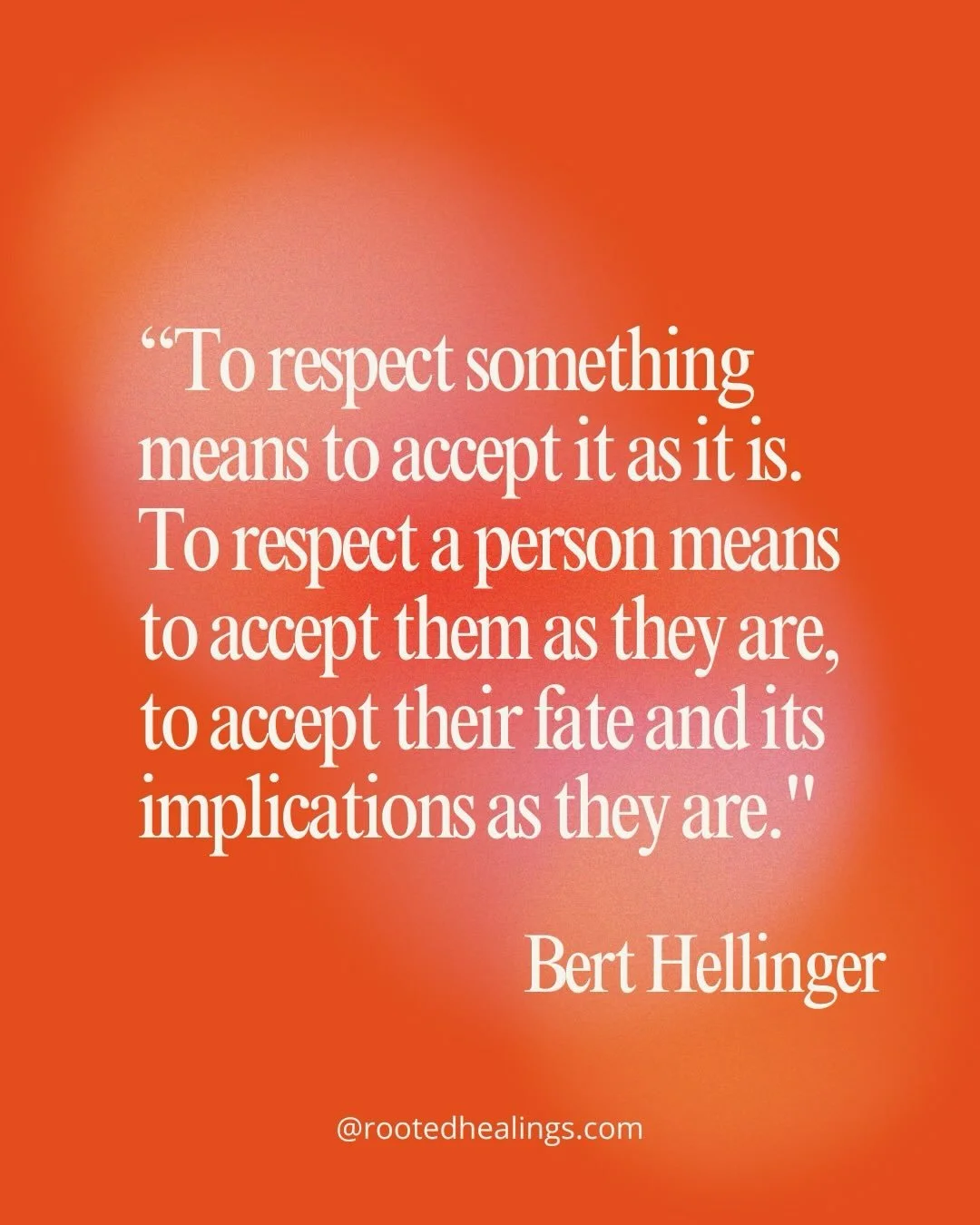 Empezar a respetar es un camino dif&iacute;cil muchas veces especialmente cuando esa persona o situaci&oacute;n nos hiri&oacute;. Las Constelaciones Familiares nos muestran una mirada m&aacute;s amplia y nos ayudan a tomar ese paso de decir &ldquo;si