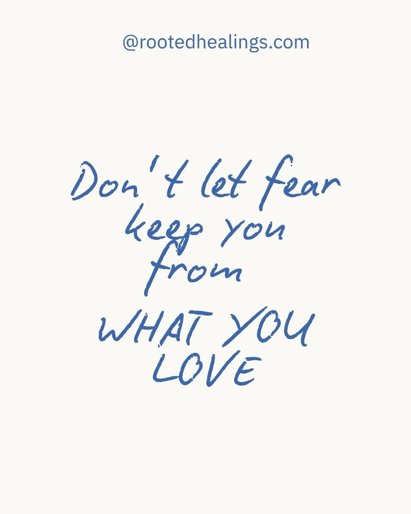 Fear can be paralyzing, it can stop us from living in our own authentic way and keep us from our own unique destiny.&nbsp;&nbsp;Through this lens we realize that even excelling at something might result in a sense of danger.&nbsp;&nbsp;Therefore we m