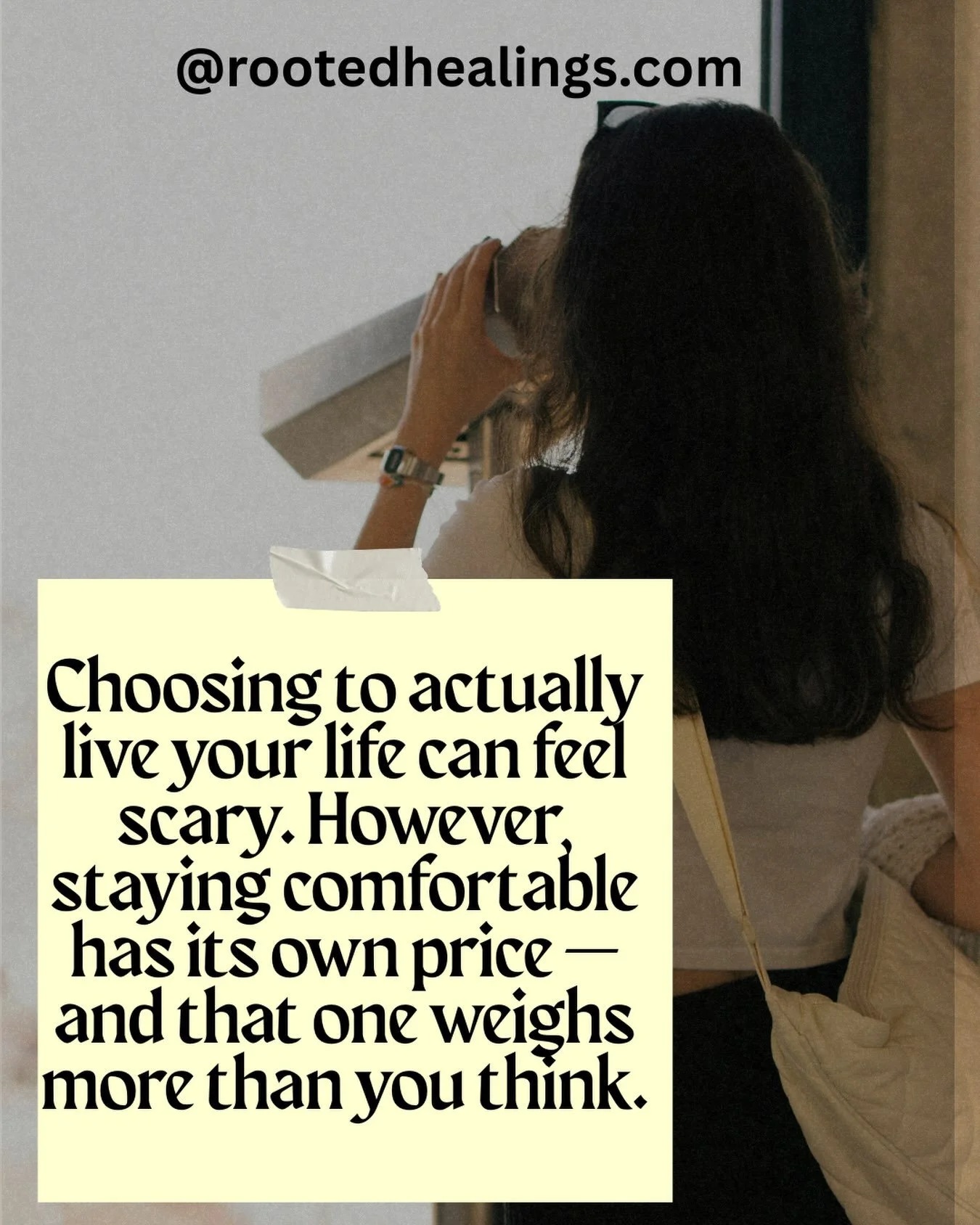 Saying YES to life requires us to accept it as it is, even with those parts that we dont like.  When we can look at everything as an invitation for growth, walking through the difficult parts becomes a growing experience.  It is so tempting to stay i