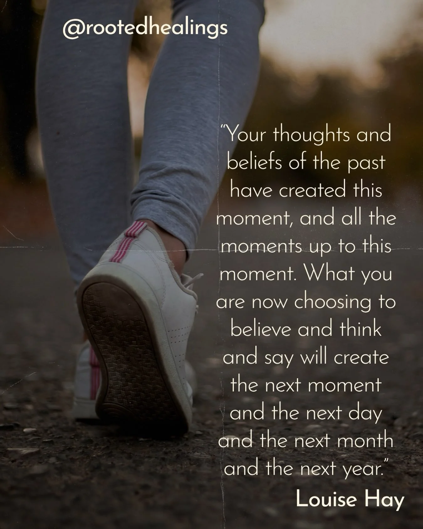 We tend to be careful with what we say to others because we know it will cause a reaction.  Yet we are not careful with what we say to ourselves.  The thoughts we entertain create our reality, they are heard by every cell in our body.  Therefore if w
