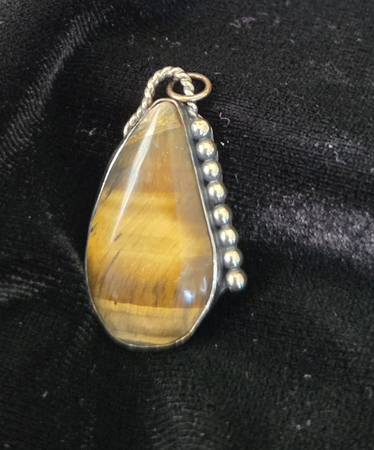 Handcrafted Tiger's Eye Pendant