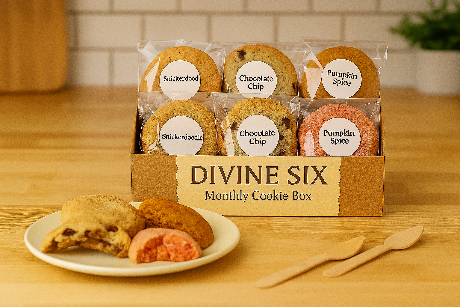 Divine Six: Monthly Cookie Box