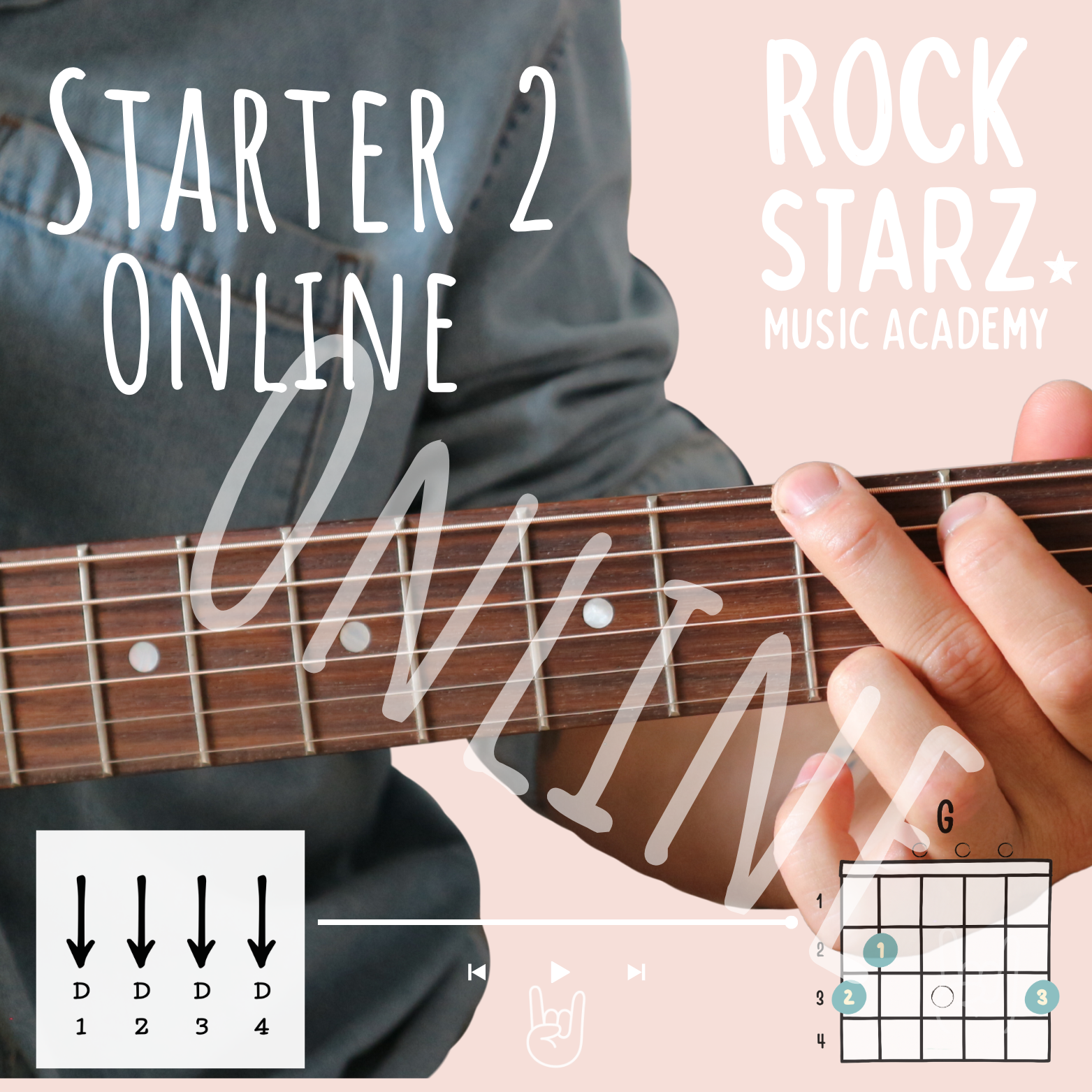 Gitaarles kinderen,kids, leer gitaar, snel