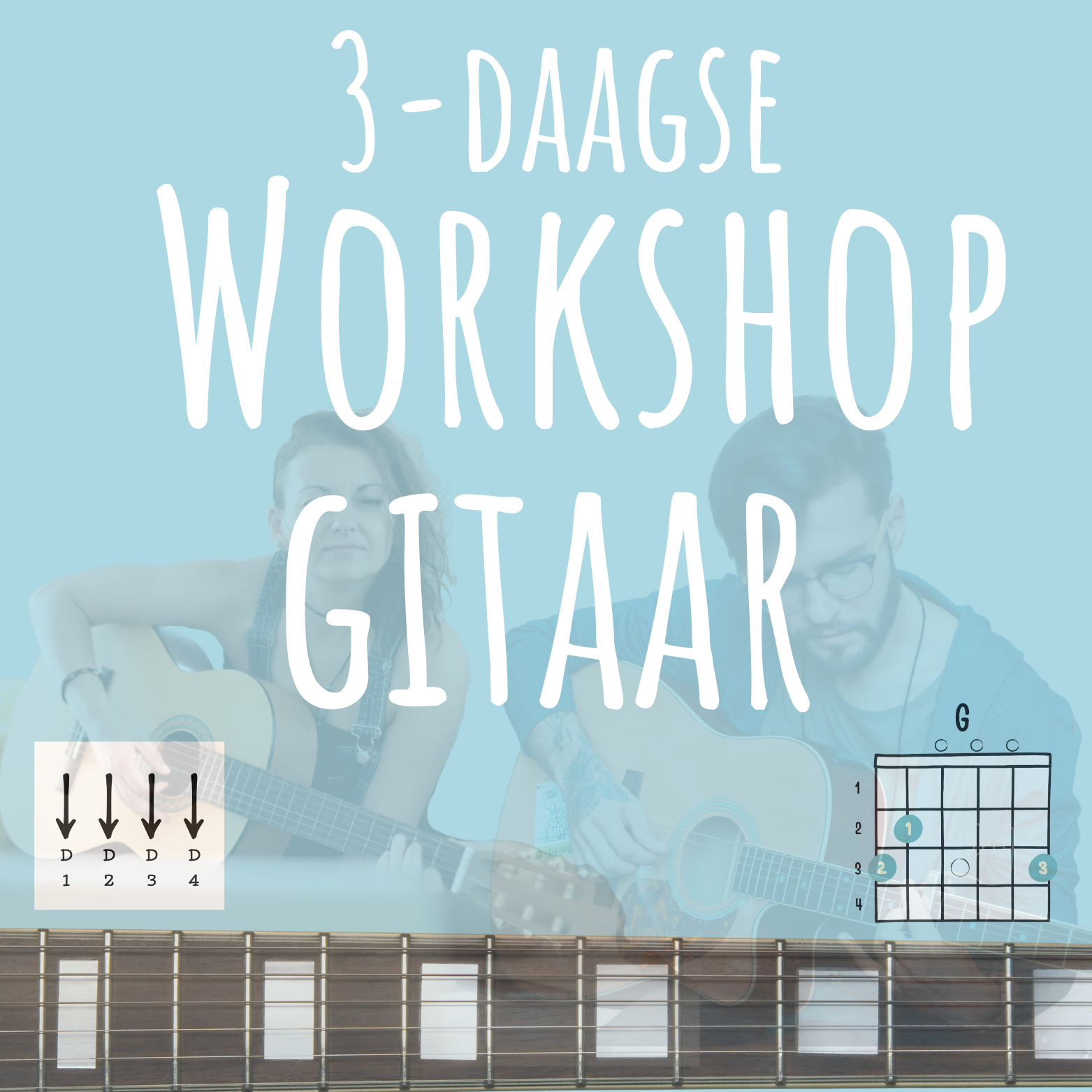 3 daagse workshop, gitaar, lessen, leren, gitaar,