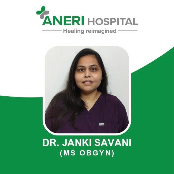 Meet Dr. Janki Savani, our approachable obstetrician &amp; gynaecologist committed to delivering courteous, empathetic care for women at every stage of life. 

#anerihospital #vadodara