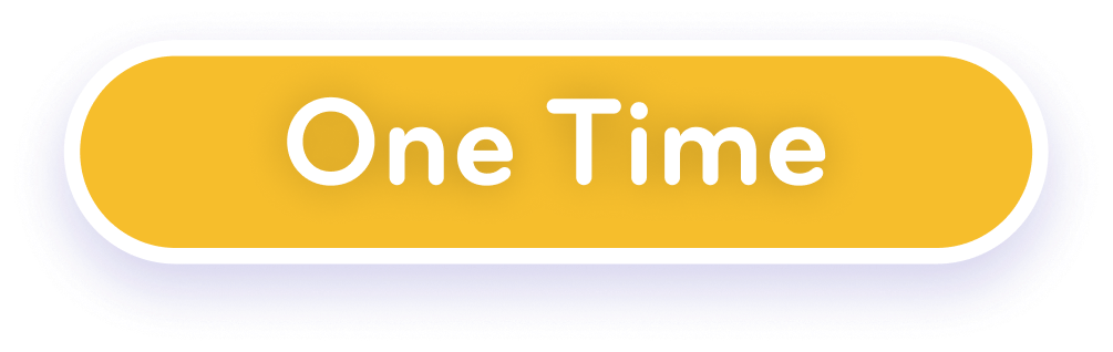 Close-up of a yellow and blue button with the text 'One Time' in white font.