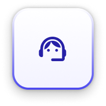 Icon of a person wearing a headset, representing customer support or help desk.
