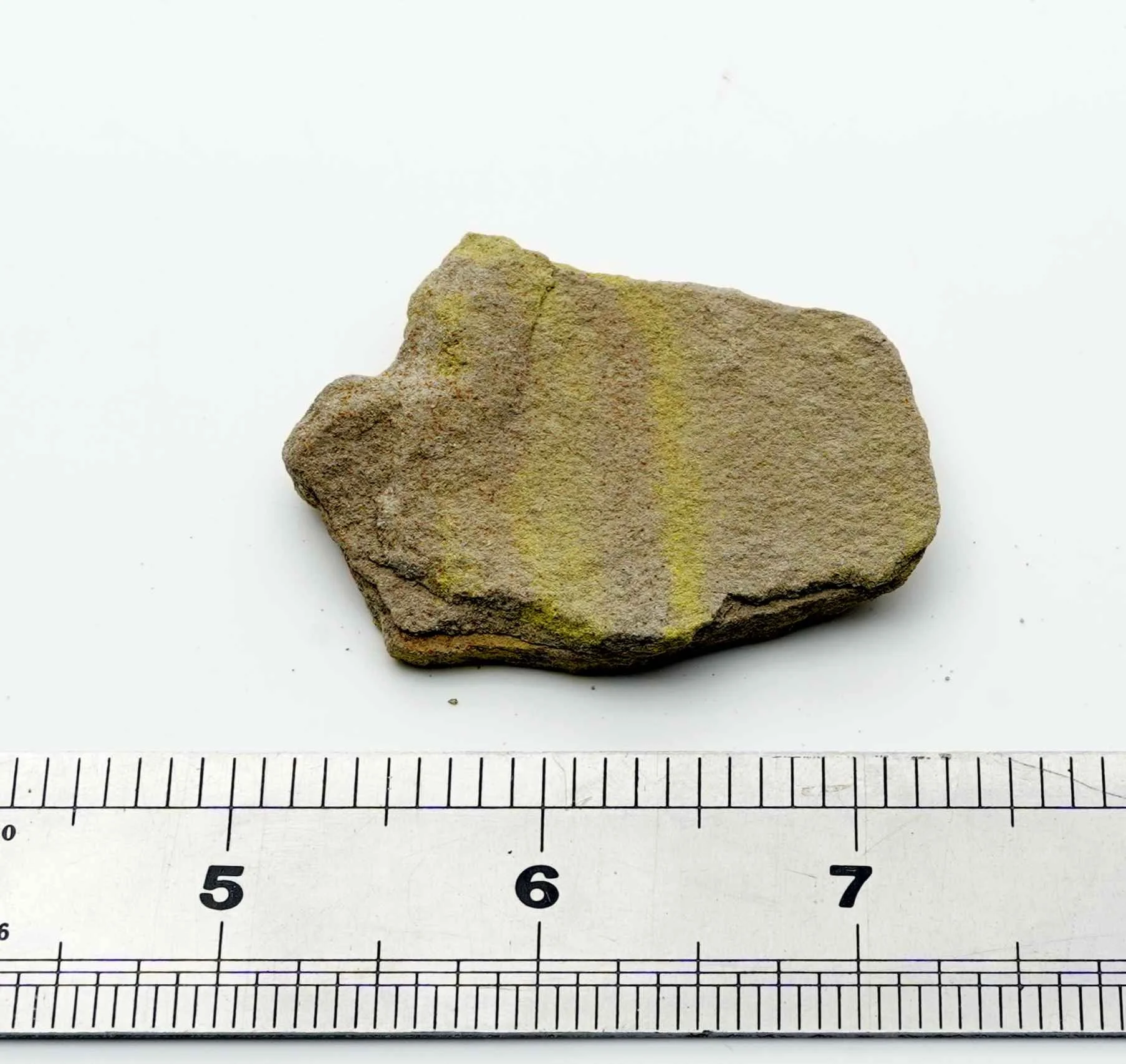 Small Size Carnotite in Sandstone