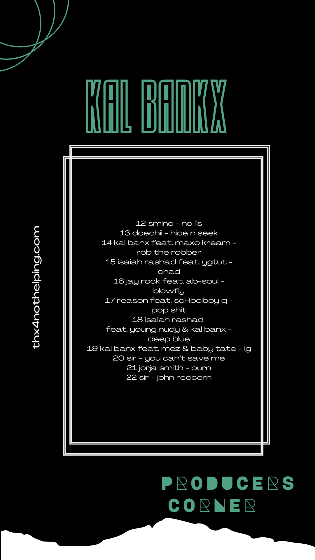 Producer's Corner Tracklist II.png