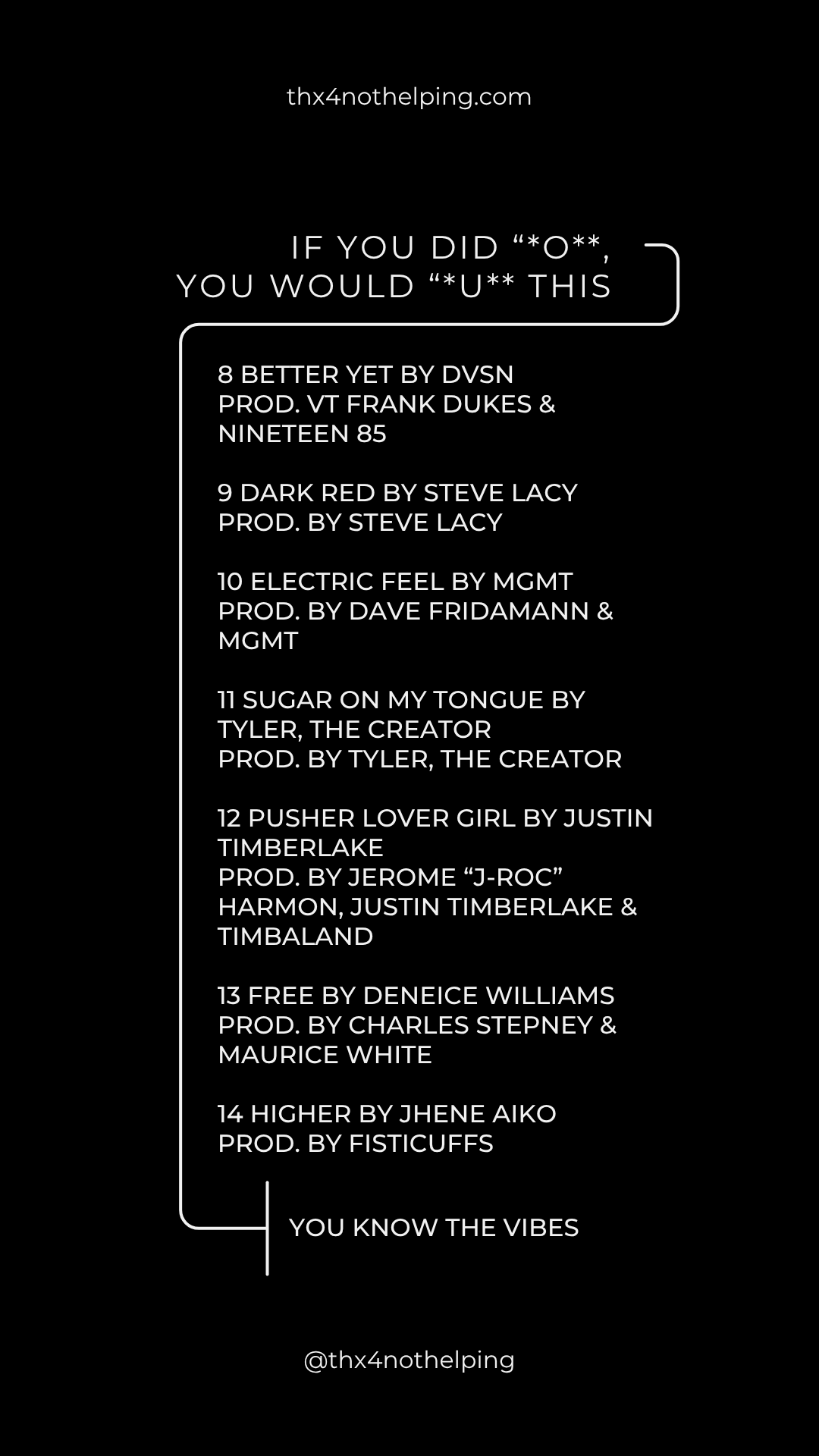 if you did, you would tracklist II.png