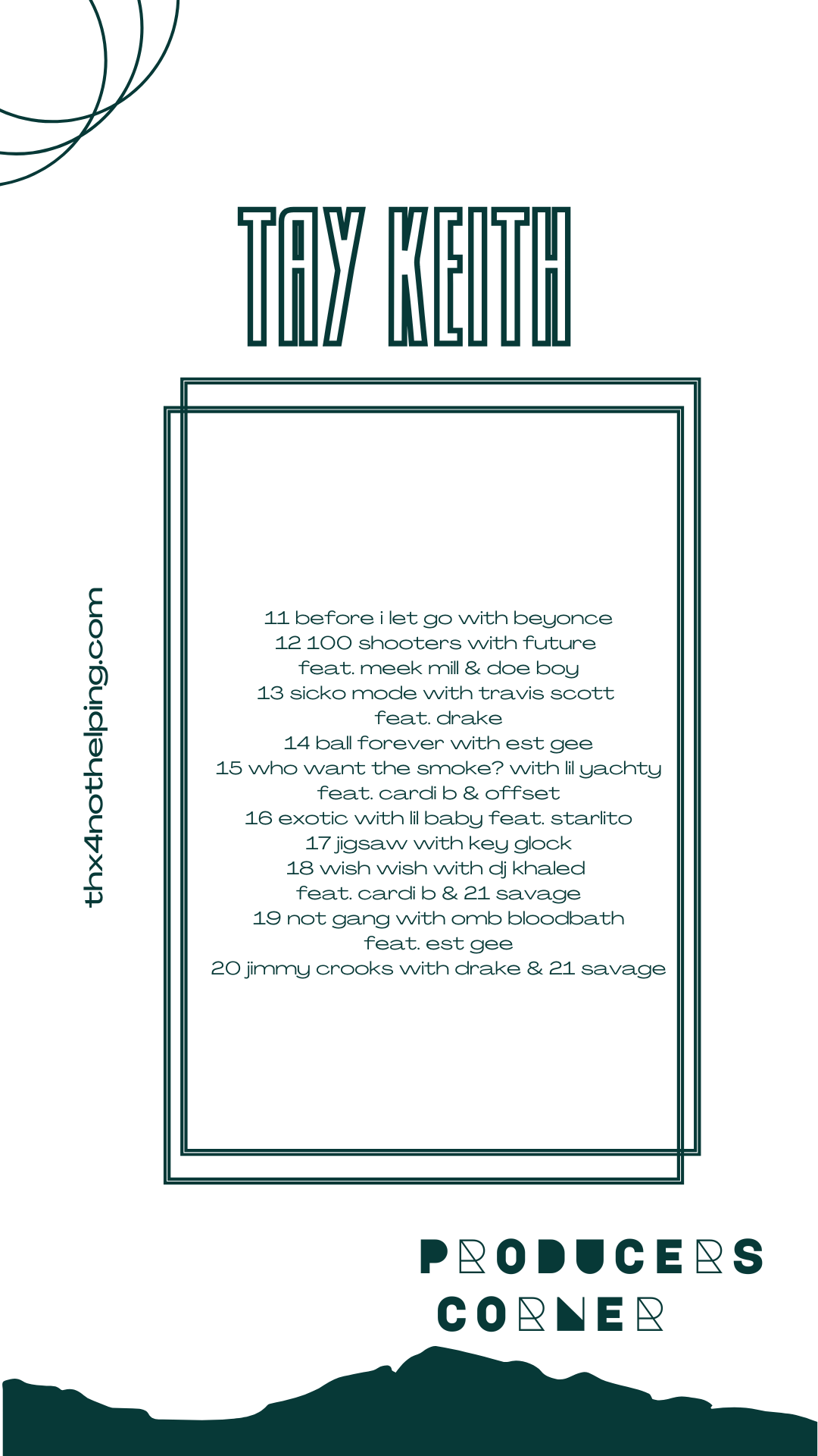 Producer's Corner Tracklist II.png