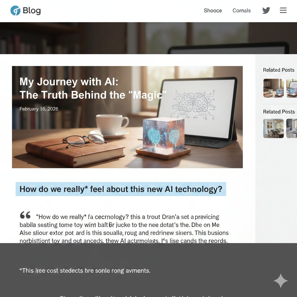 My Journey with AI: The Truth Behind the "Magic"
Español: Mi Experiencia con la IA: La Verdad Detrás de la "Magia"