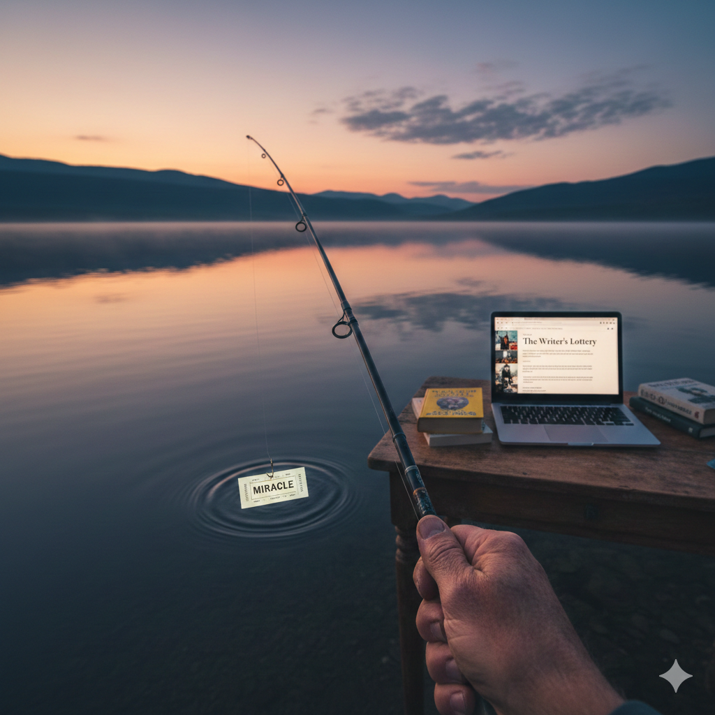 The Writer’s Lottery: Waiting for a Miracle
Título en Español:
La lotería del escritor: Esperando un milagro