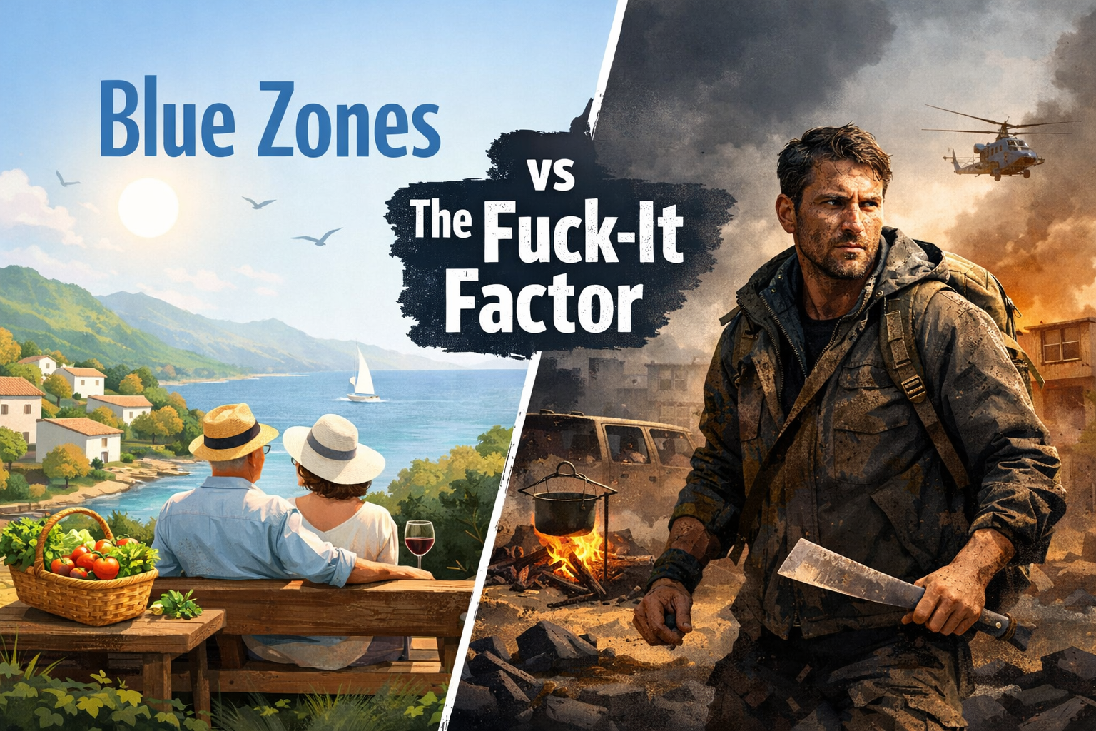 The "Fuck It" Factor: What the Blue Zones Miss About Survival
El Factor "Me Importa un Pepino": Lo que las Zonas Azules no dicen sobre la supervivencia