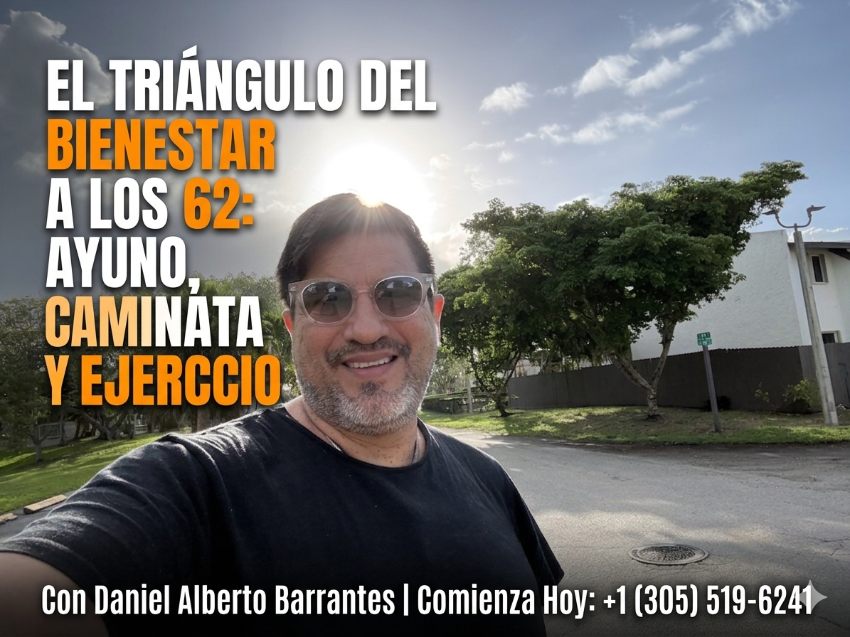 EL TRIÁNGULO DEL BIENESTAR A LOS 62: AYUNO, CAMINATA Y EJERCICIO/THE TRIPLE THREAT FOR VITALITY AT 62