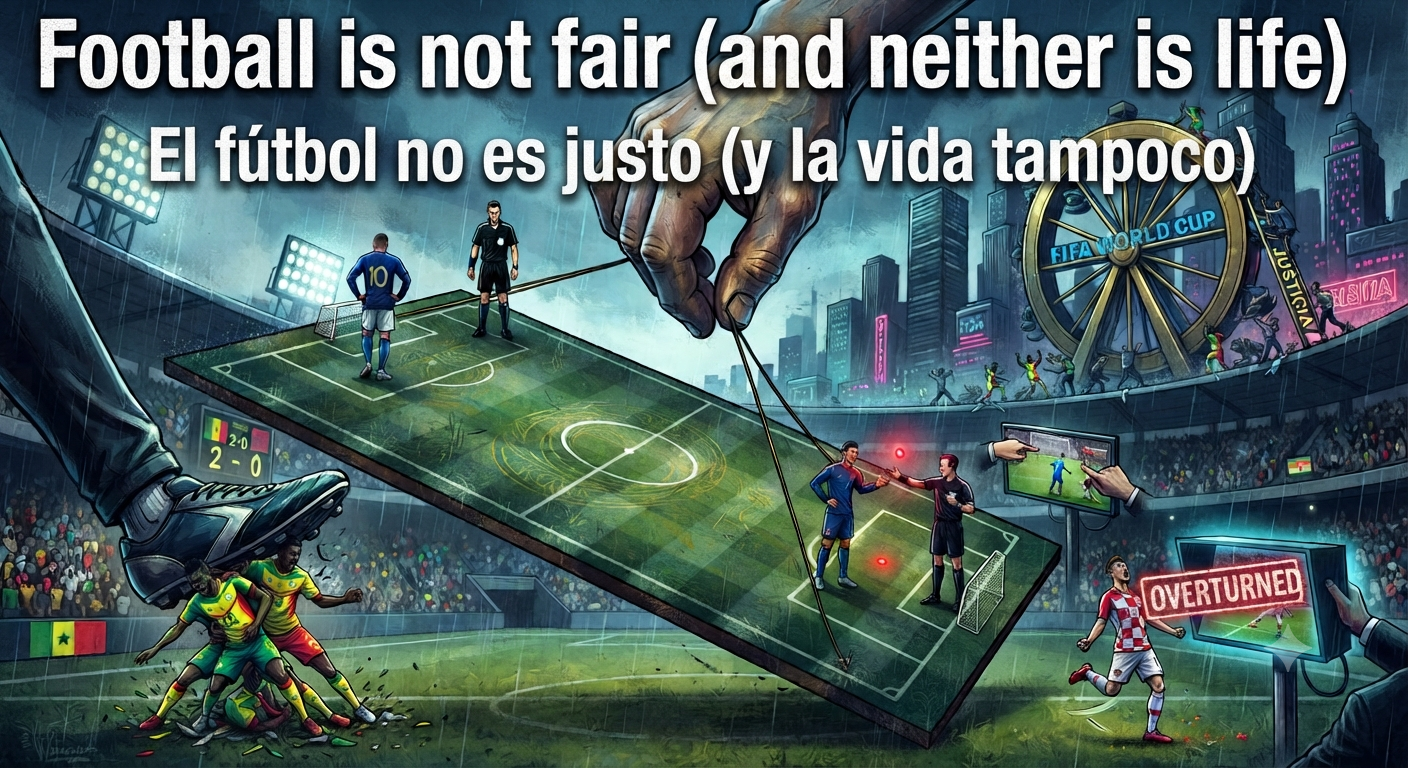 El fútbol no es justo (y la vida tampoco)/Football is not fair (and neither is life)