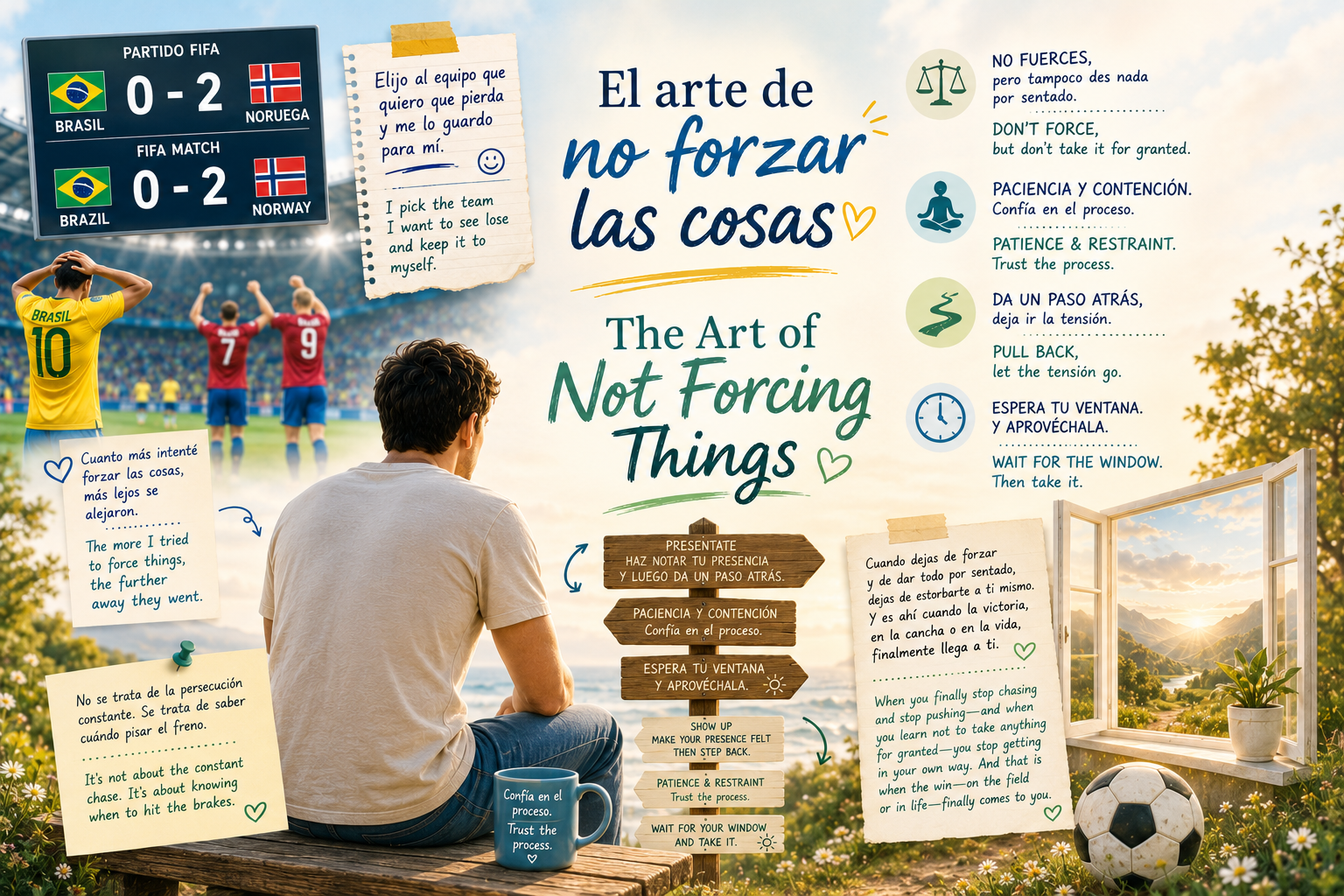 El arte de no forzar las cosas/The Art of Not Forcing Things